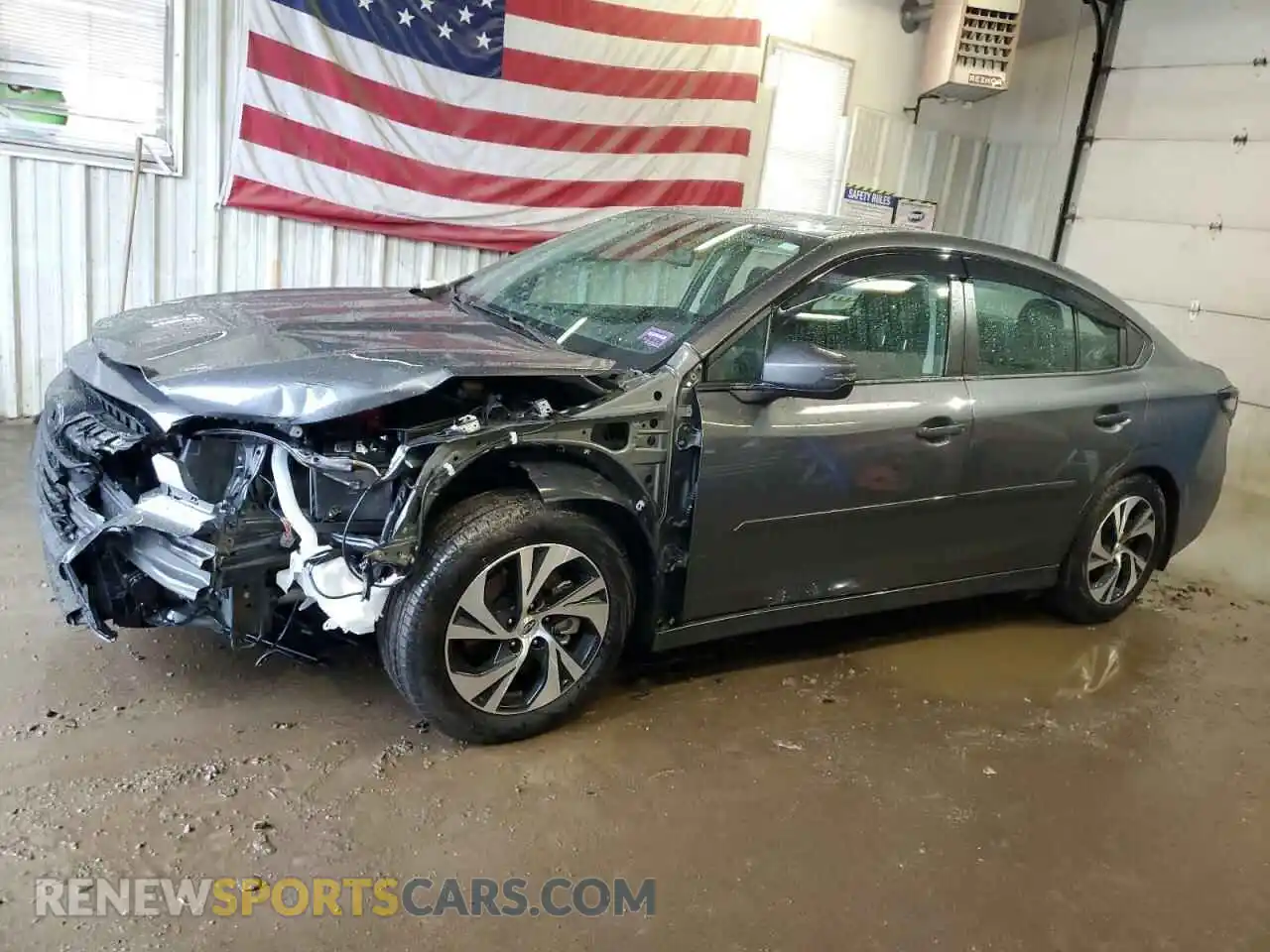 1 Photograph of a damaged car 4S3BWAF68S3003240 SUBARU LEGACY 2025