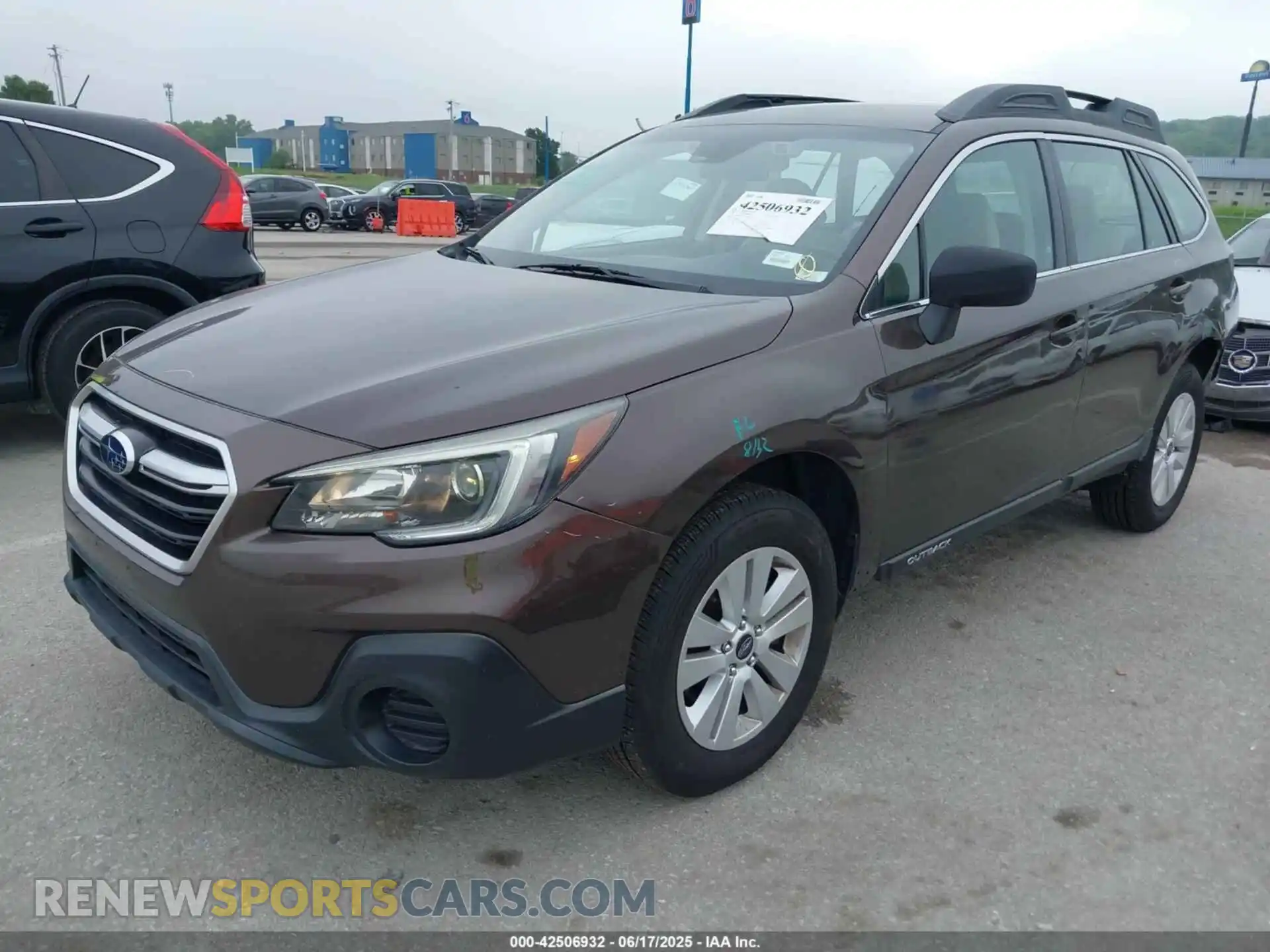 2 Photograph of a damaged car 4S4BSABC0K3283688 SUBARU OUTBACK 2019