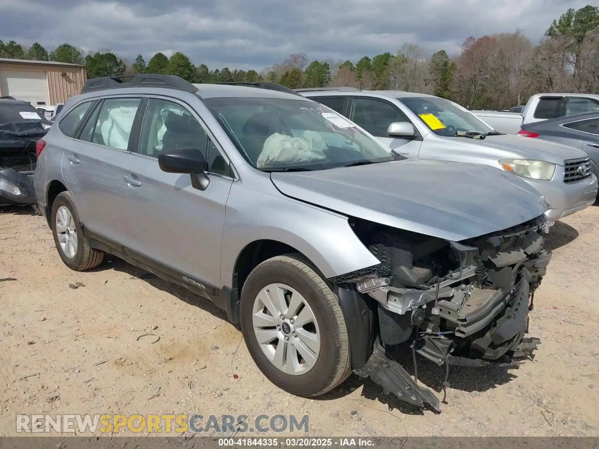 1 Фотография поврежденного автомобиля 4S4BSABC0K3377392 SUBARU OUTBACK 2019
