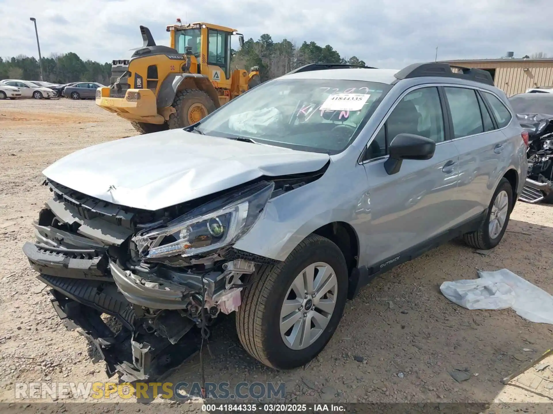 2 Фотография поврежденного автомобиля 4S4BSABC0K3377392 SUBARU OUTBACK 2019
