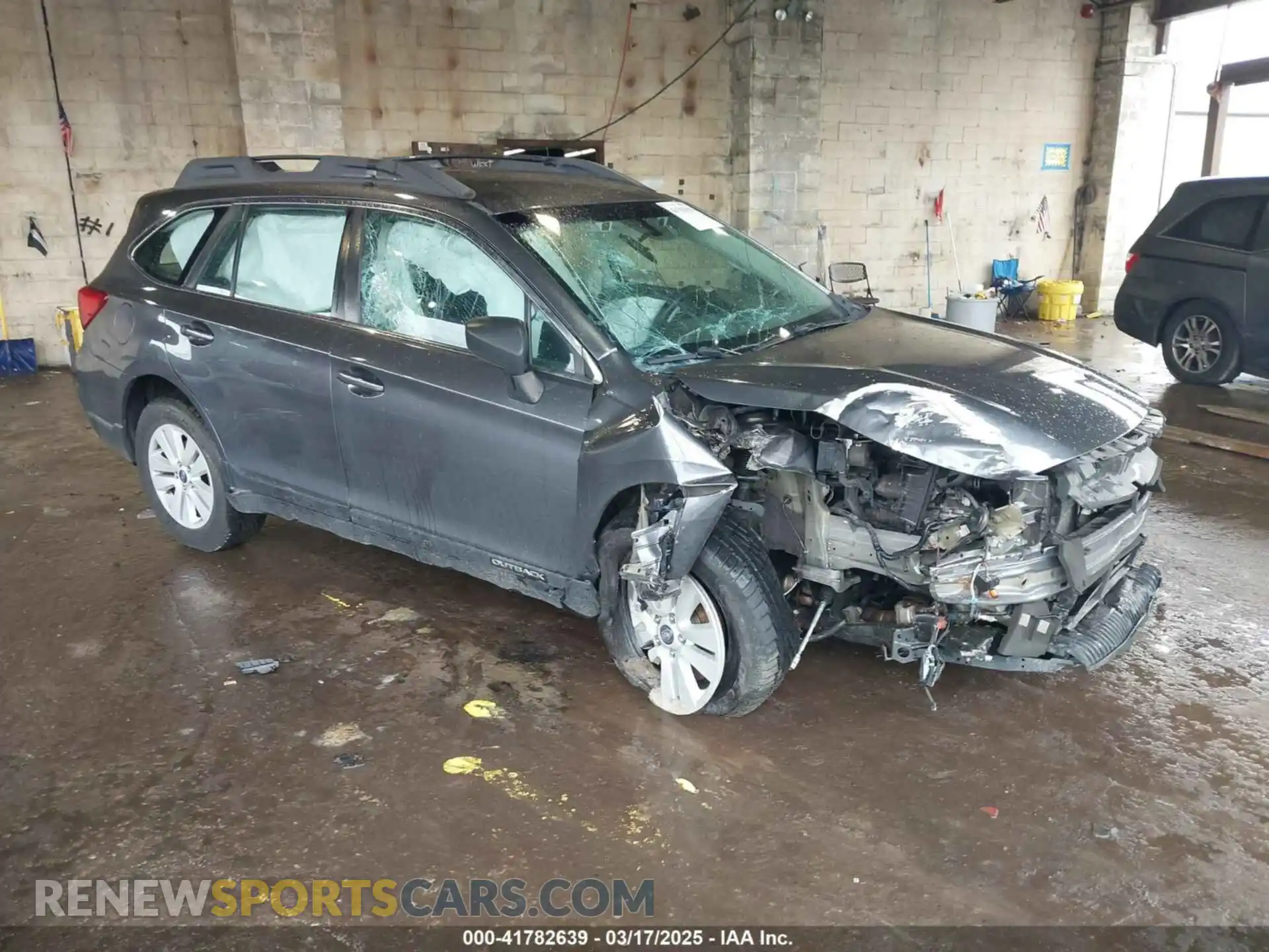 1 Photograph of a damaged car 4S4BSABC5K3337602 SUBARU OUTBACK 2019