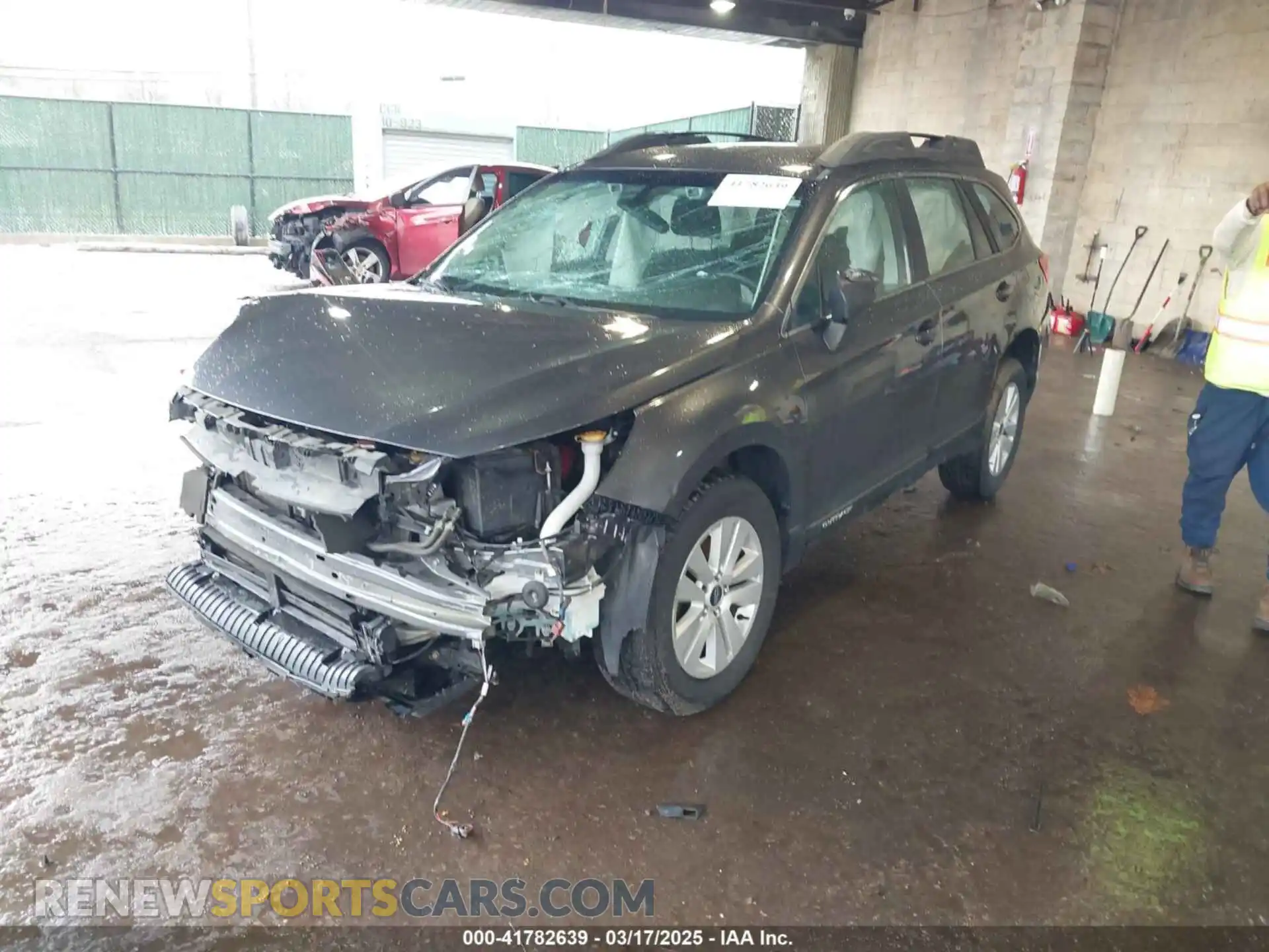 2 Photograph of a damaged car 4S4BSABC5K3337602 SUBARU OUTBACK 2019