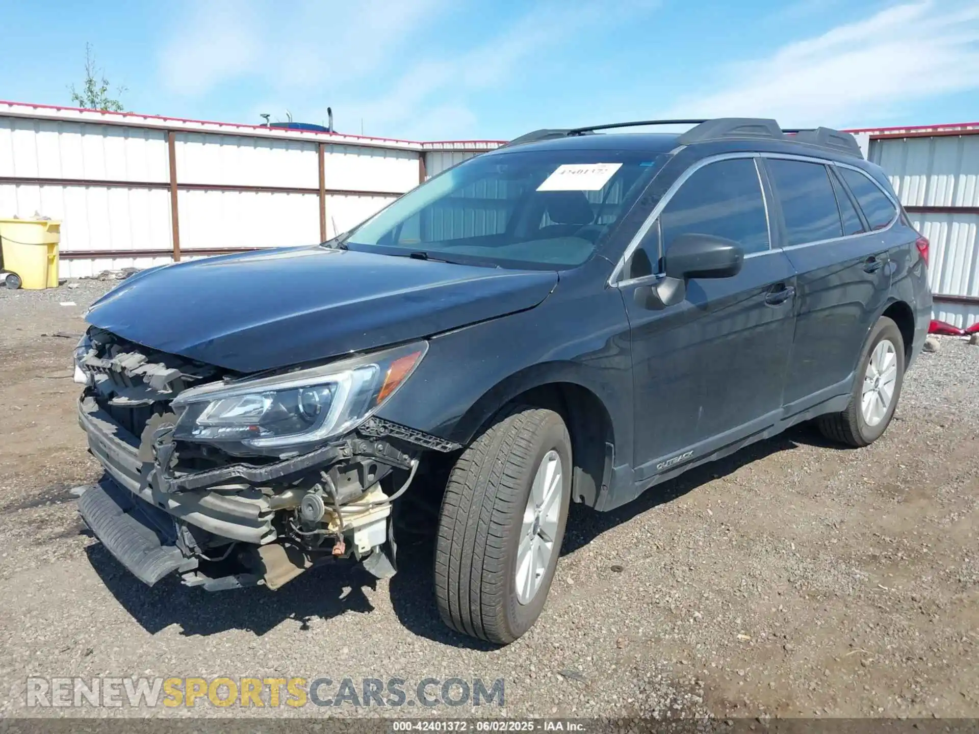 2 Photograph of a damaged car 4S4BSABC7K3214285 SUBARU OUTBACK 2019