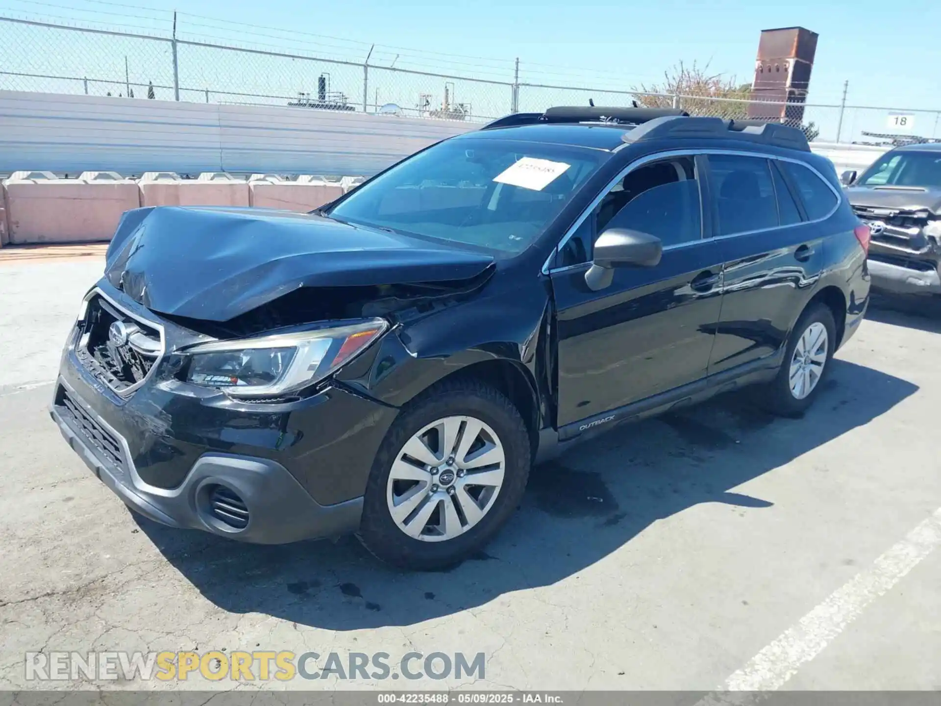 2 Photograph of a damaged car 4S4BSABC7K3388258 SUBARU OUTBACK 2019