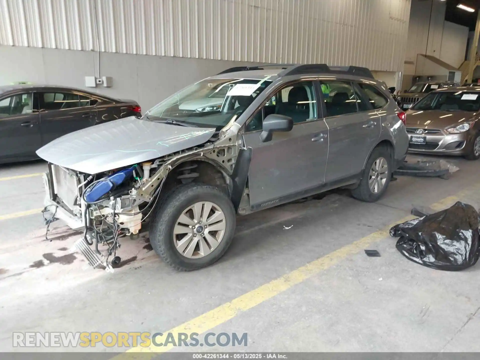 2 Photograph of a damaged car 4S4BSABC8K3288427 SUBARU OUTBACK 2019