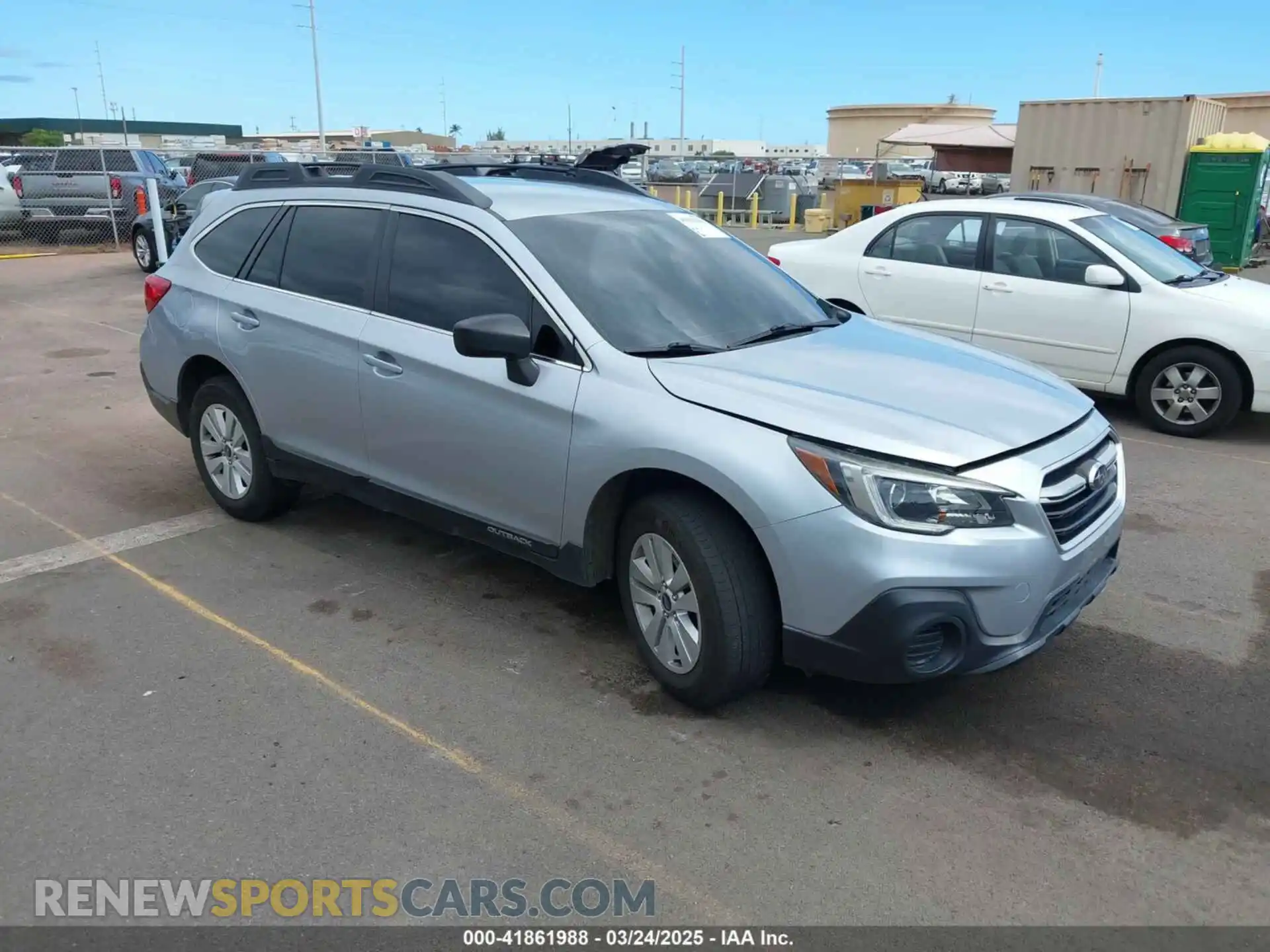 1 Photograph of a damaged car 4S4BSABC9K3296780 SUBARU OUTBACK 2019