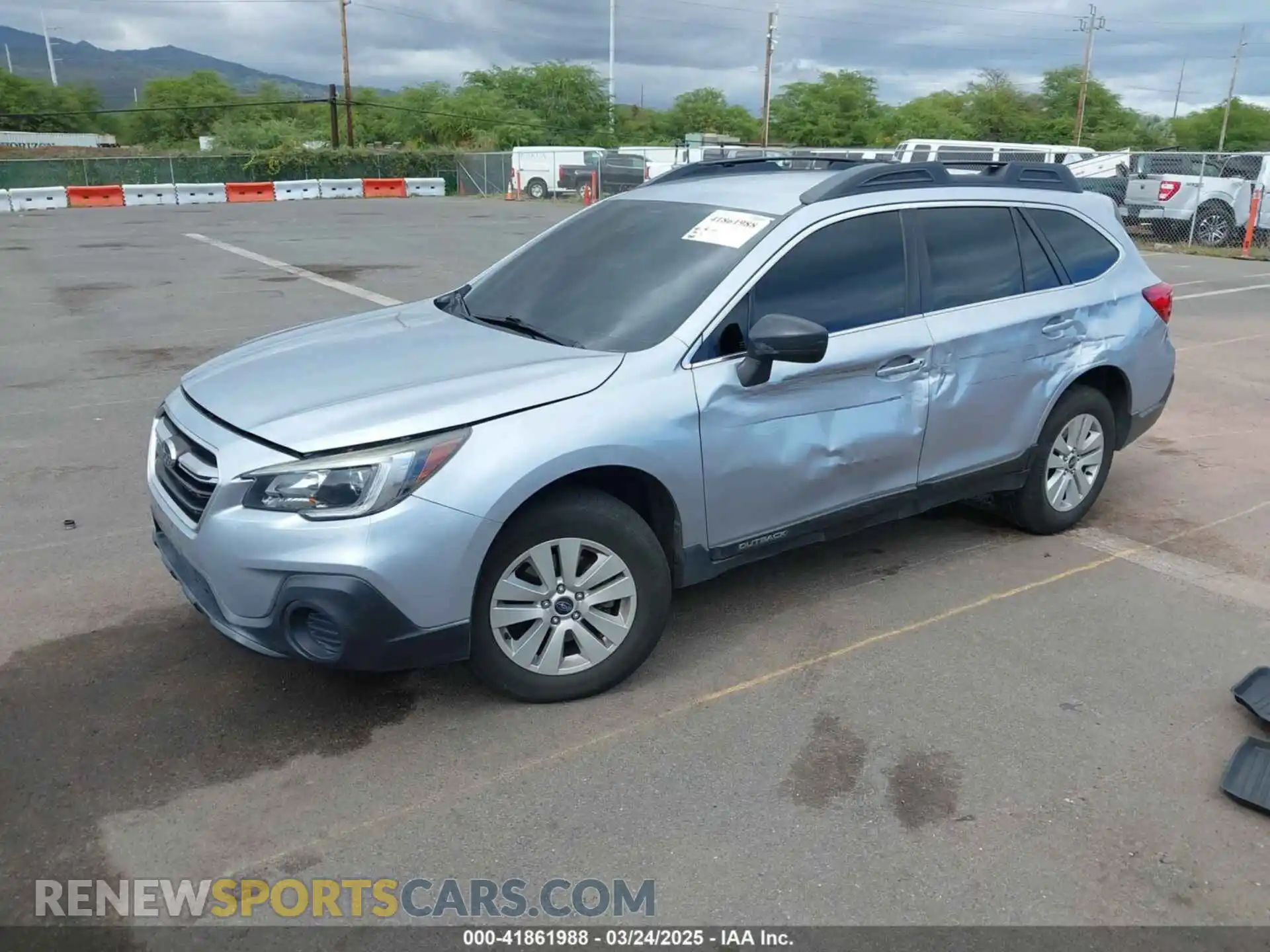 2 Photograph of a damaged car 4S4BSABC9K3296780 SUBARU OUTBACK 2019