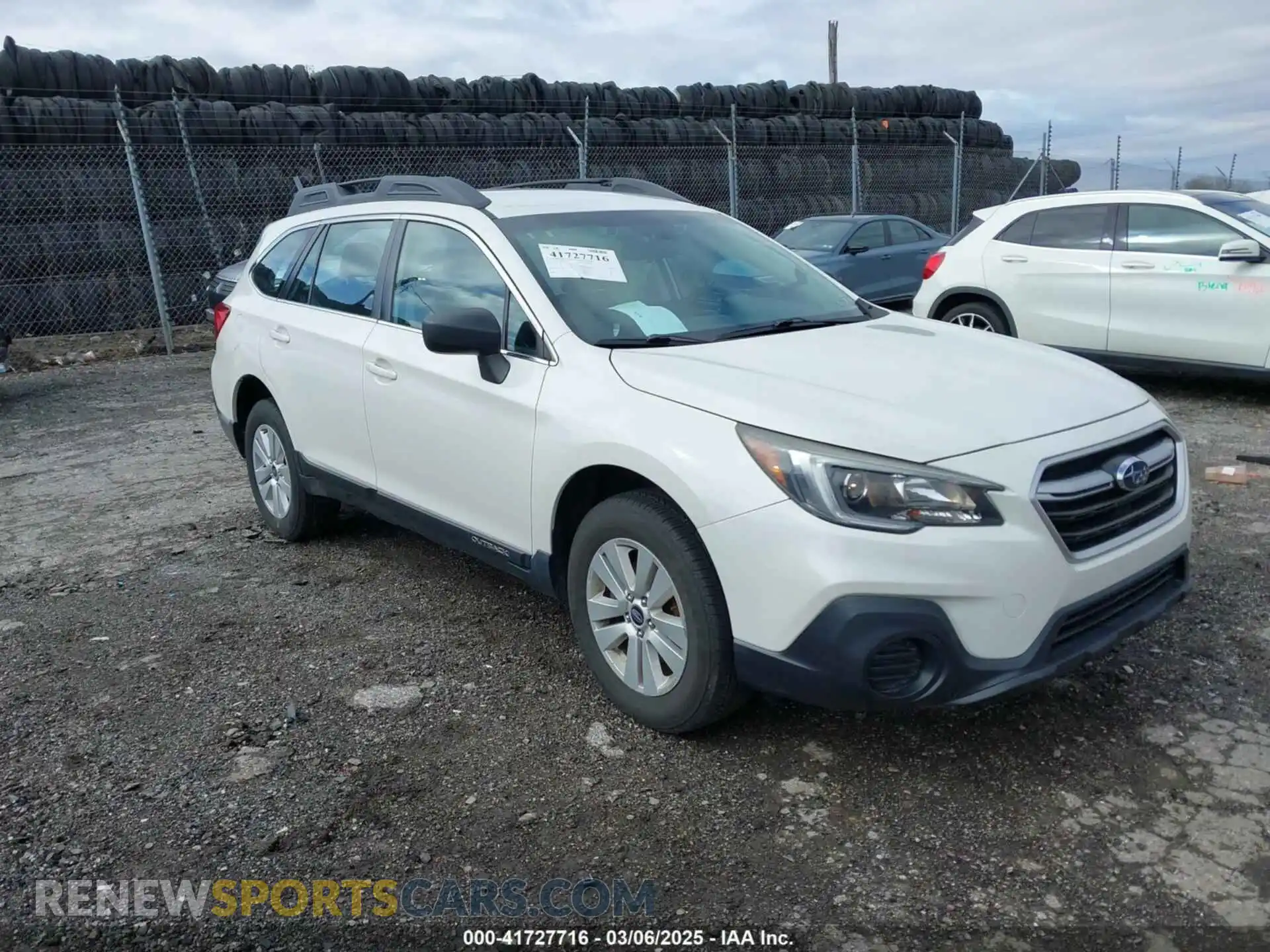 1 Photograph of a damaged car 4S4BSABCXK3283052 SUBARU OUTBACK 2019