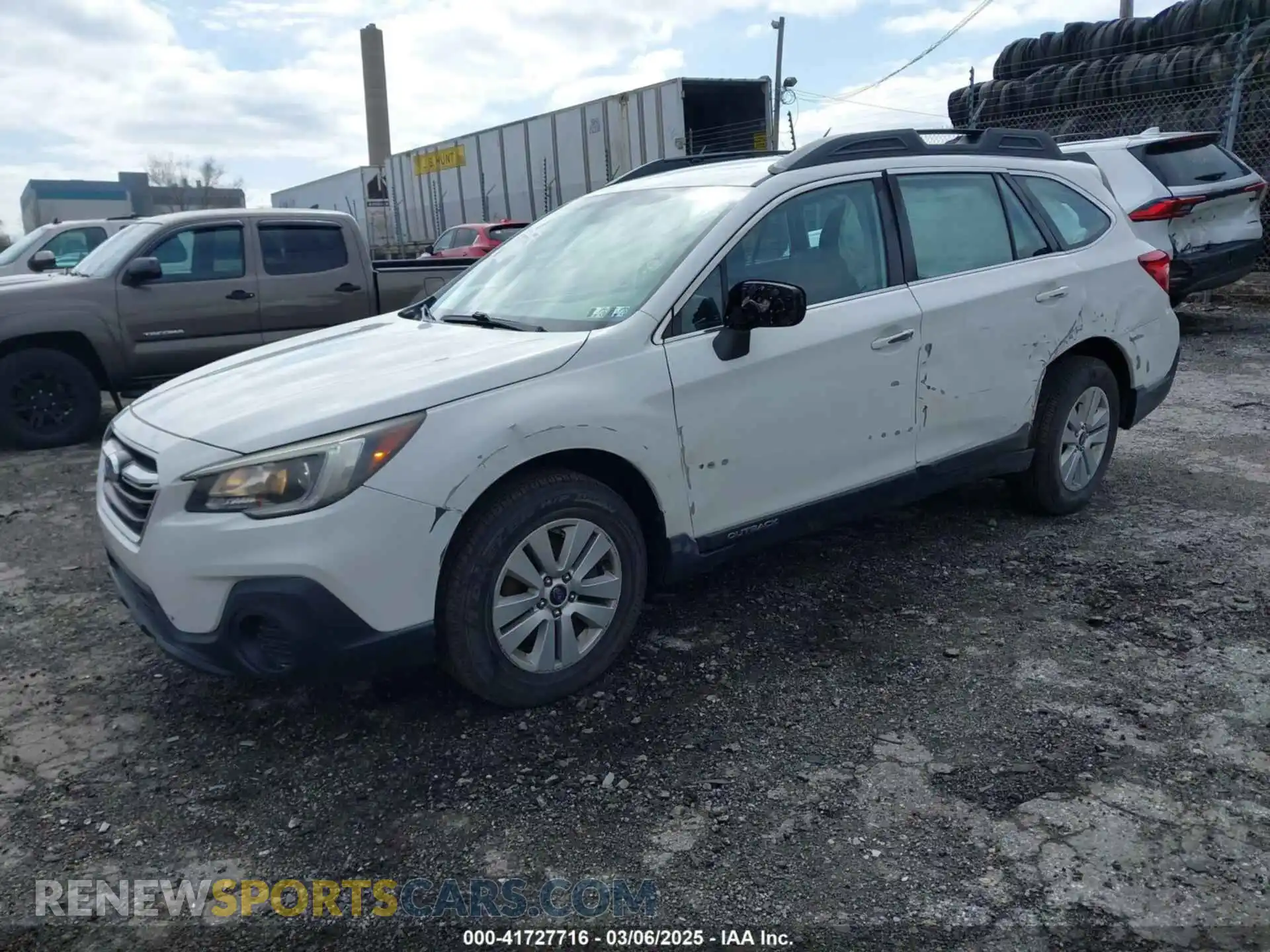 2 Photograph of a damaged car 4S4BSABCXK3283052 SUBARU OUTBACK 2019
