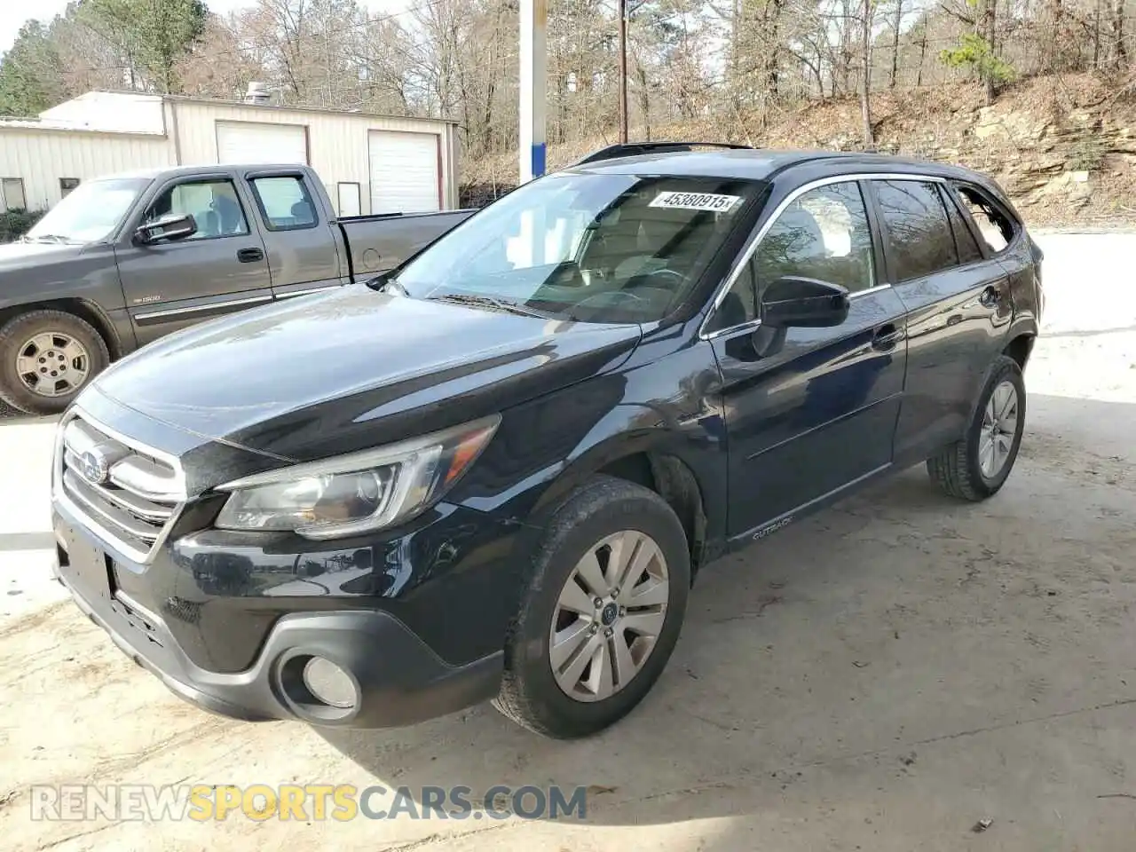 1 Photograph of a damaged car 4S4BSAFC0K3290375 SUBARU OUTBACK 2019
