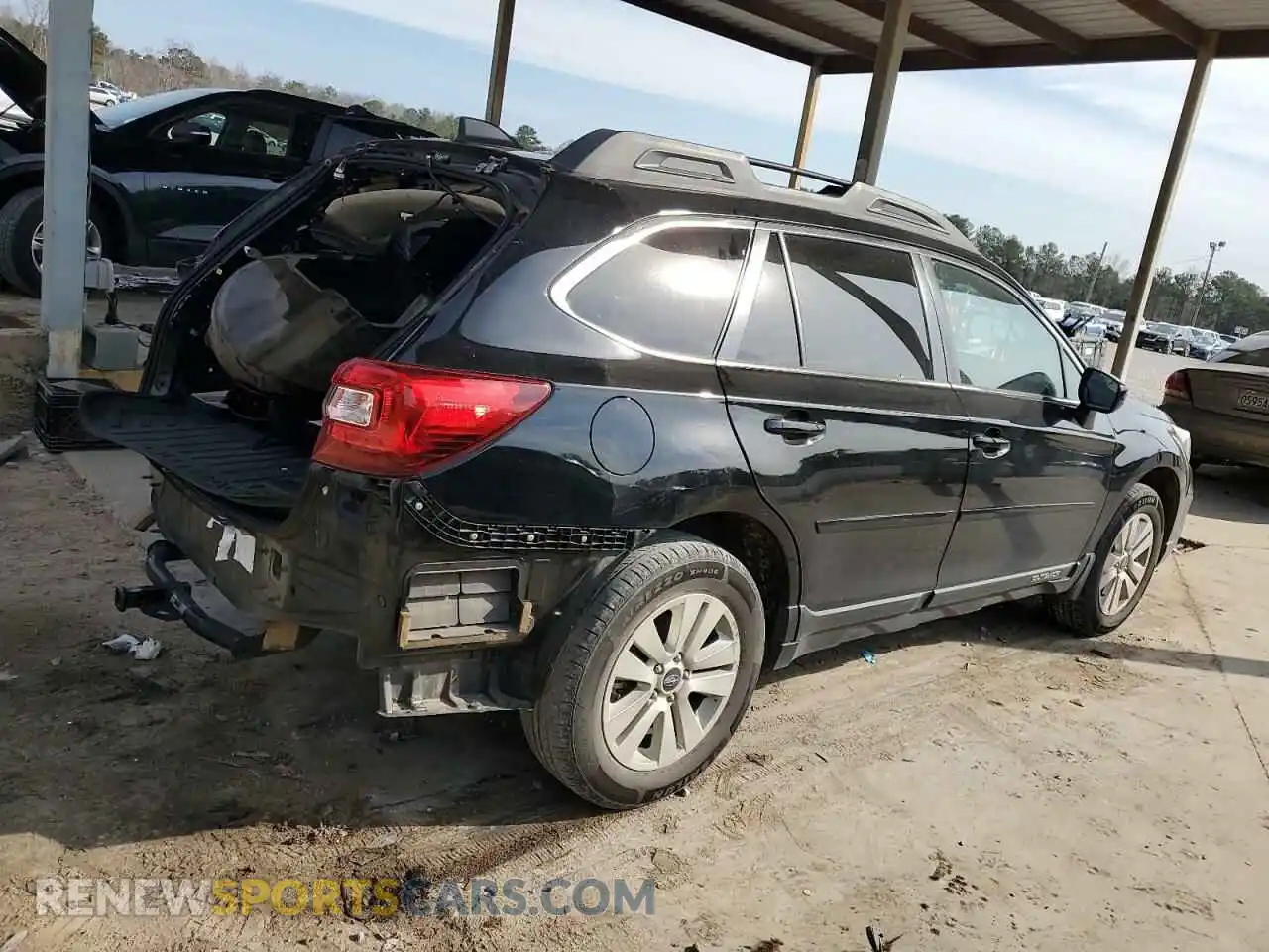 3 Photograph of a damaged car 4S4BSAFC0K3290375 SUBARU OUTBACK 2019