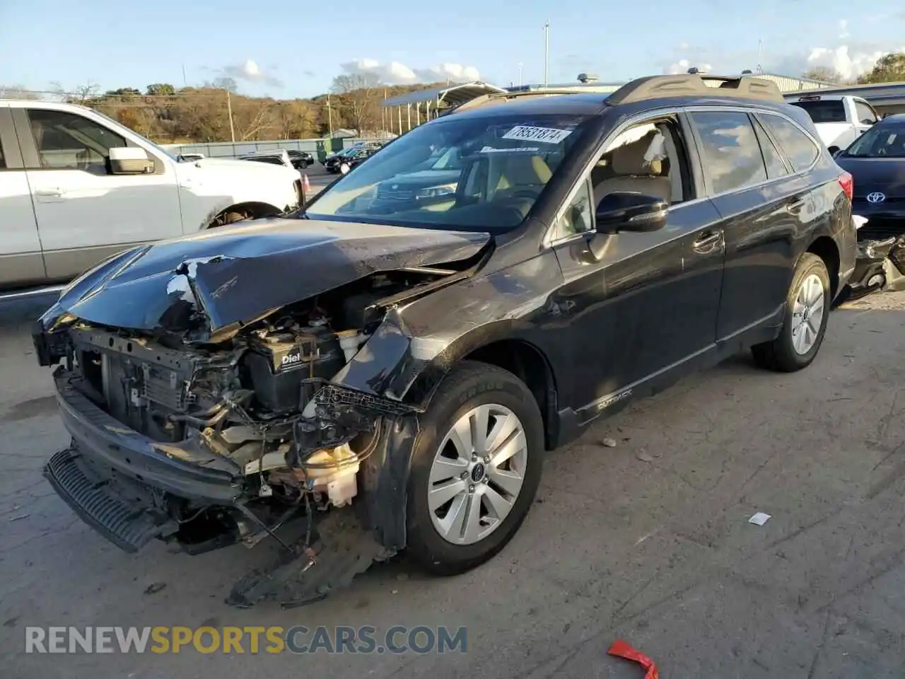 1 Фотография поврежденного автомобиля 4S4BSAFC0K3322693 SUBARU OUTBACK 2019