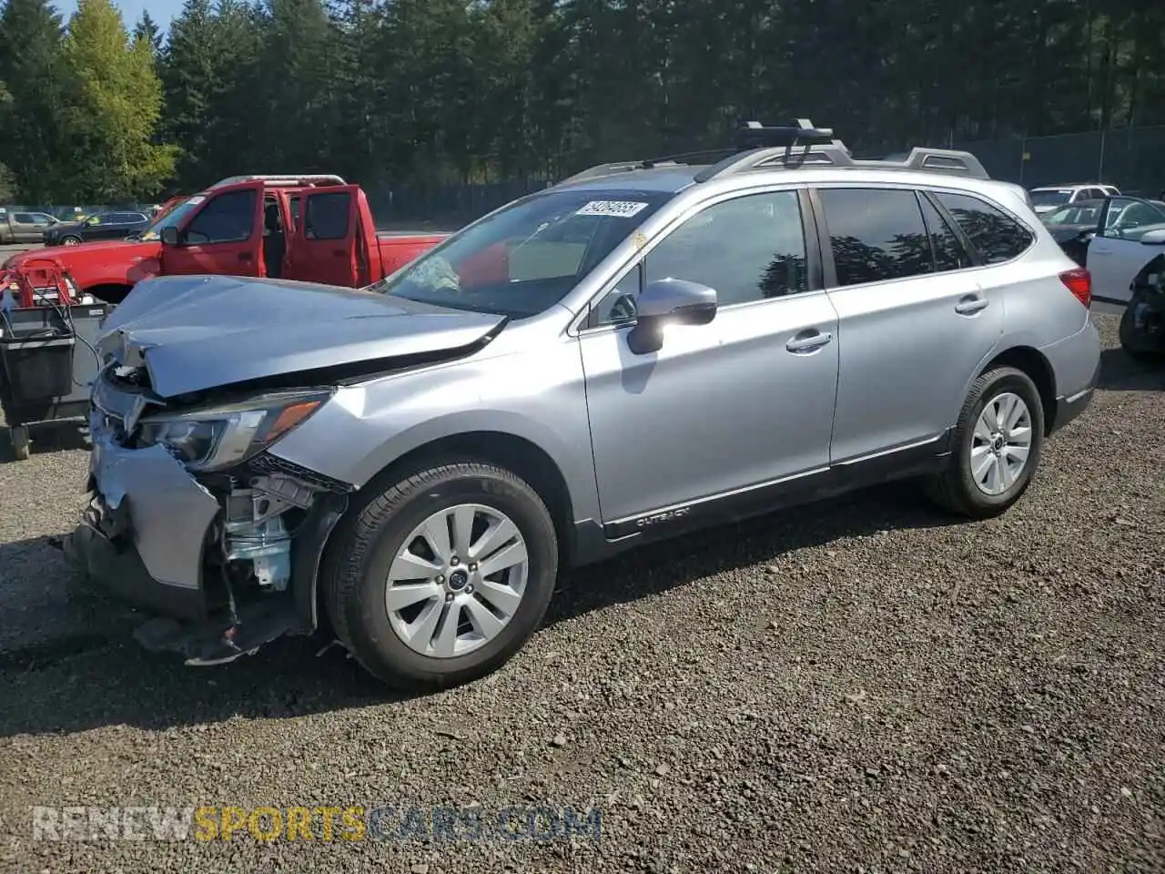 1 Photograph of a damaged car 4S4BSAFC1K3293267 SUBARU OUTBACK 2019