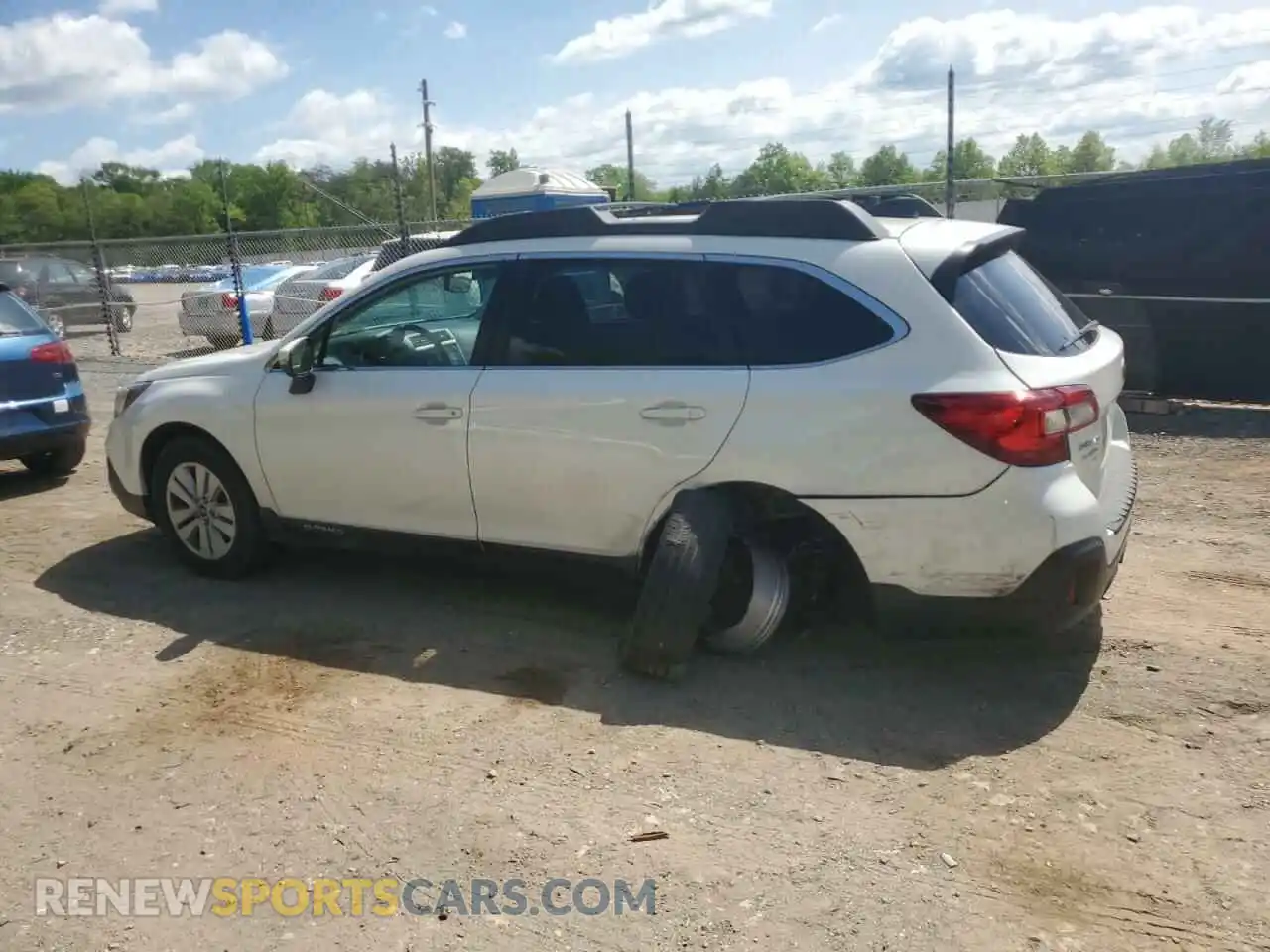 2 Photograph of a damaged car 4S4BSAFC1K3328390 SUBARU OUTBACK 2019