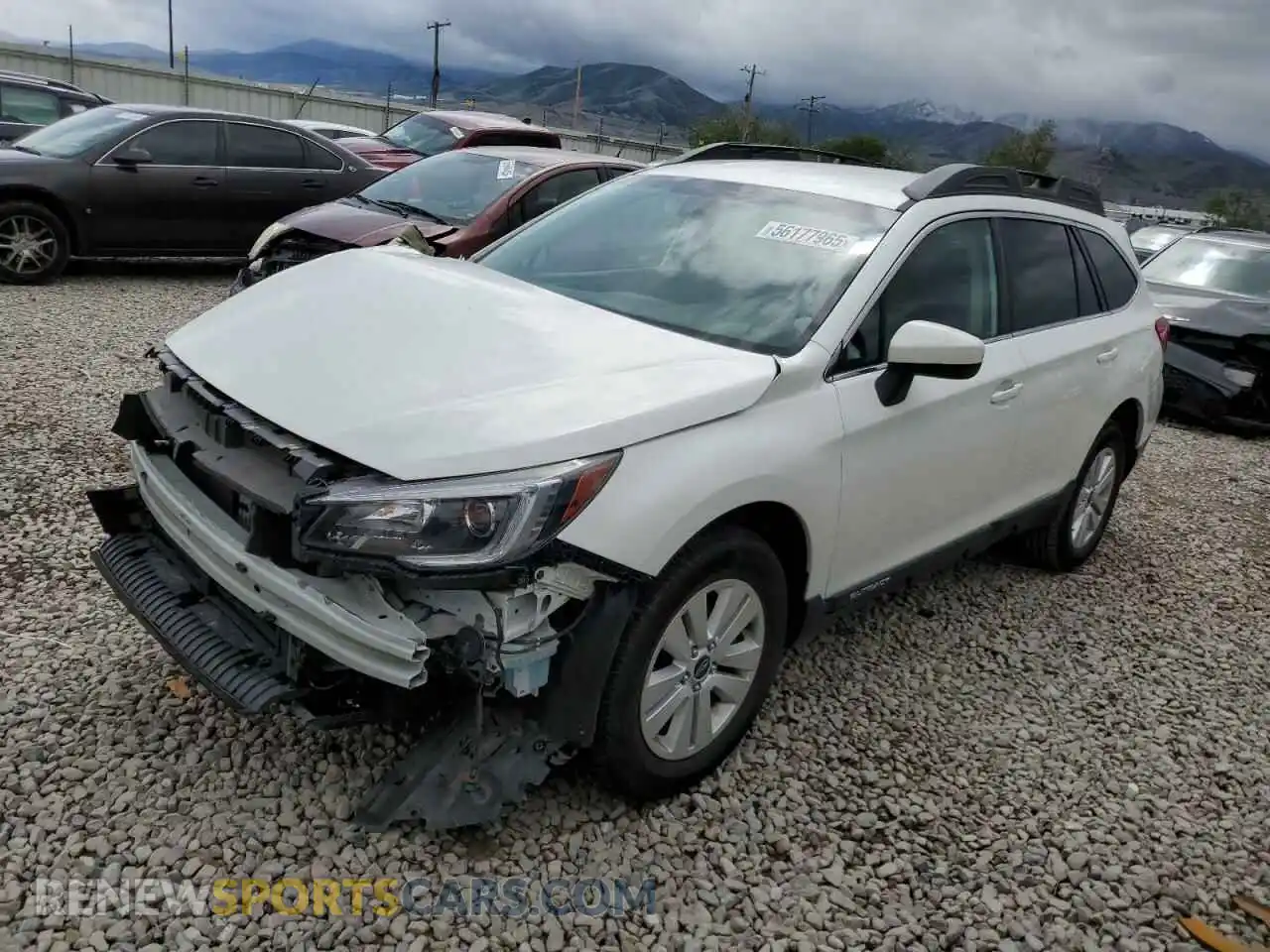 1 Photograph of a damaged car 4S4BSAFC2K3262268 SUBARU OUTBACK 2019