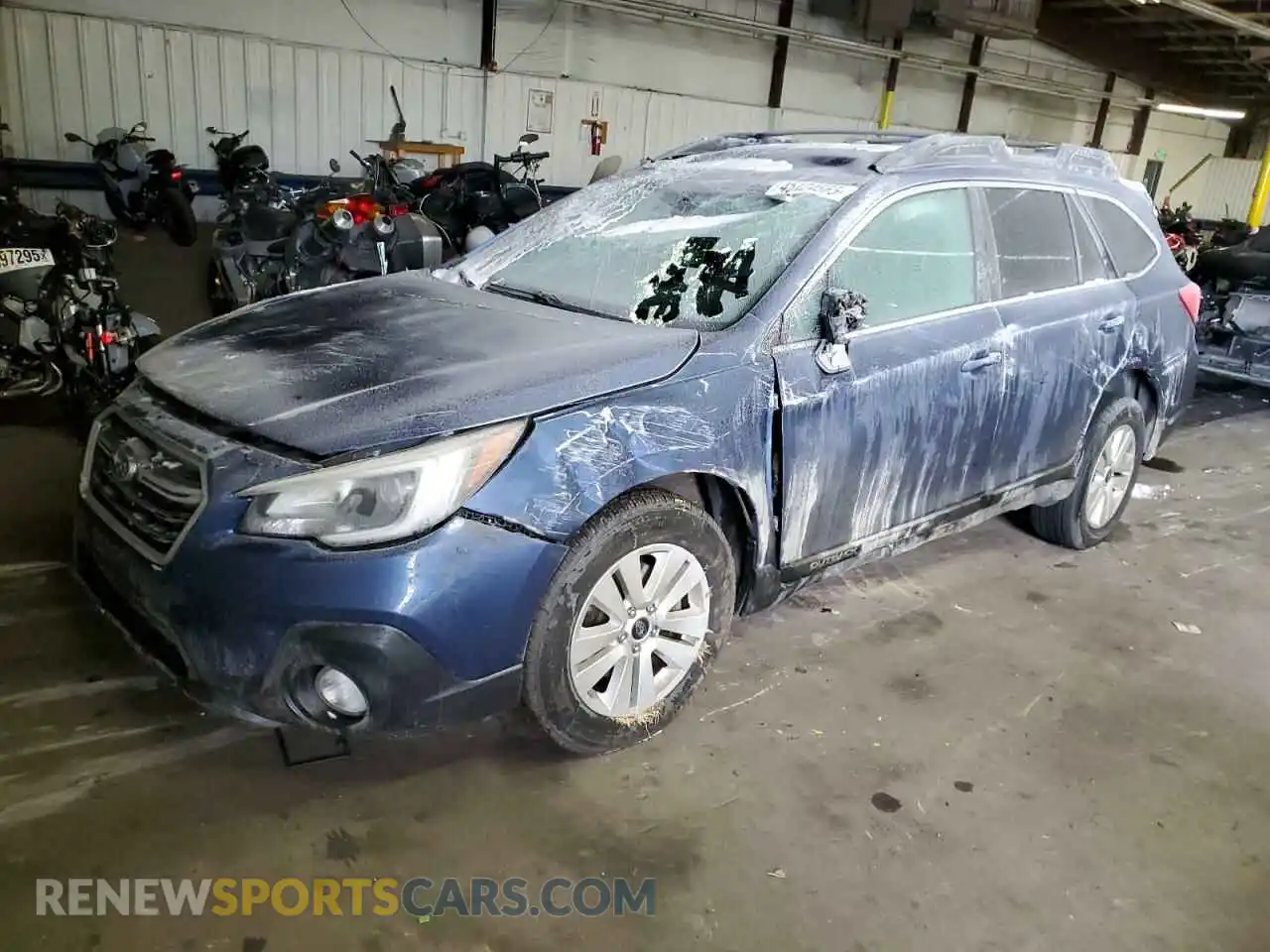 1 Photograph of a damaged car 4S4BSAFC2K3303823 SUBARU OUTBACK 2019
