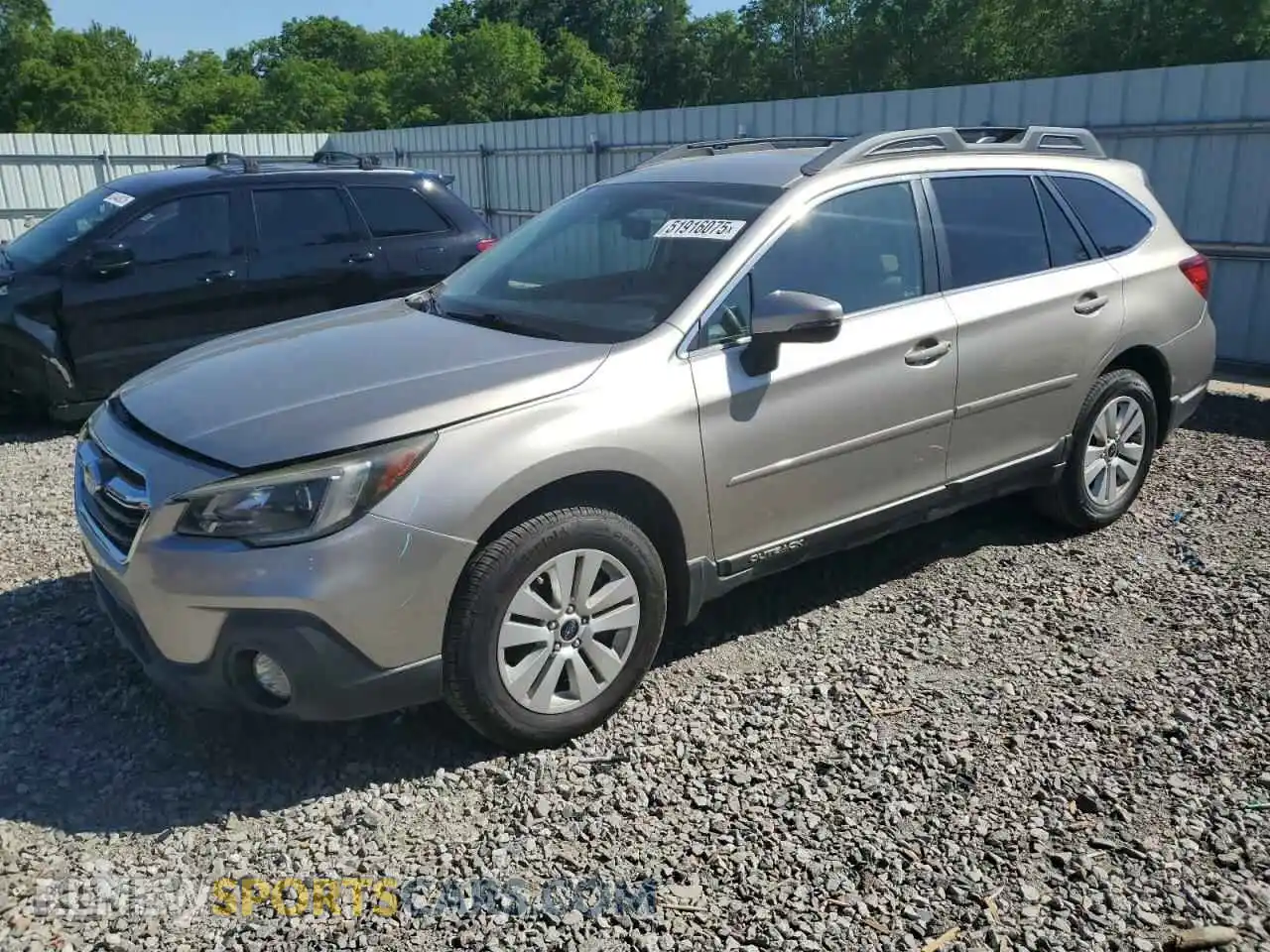 1 Photograph of a damaged car 4S4BSAFC2K3310612 SUBARU OUTBACK 2019