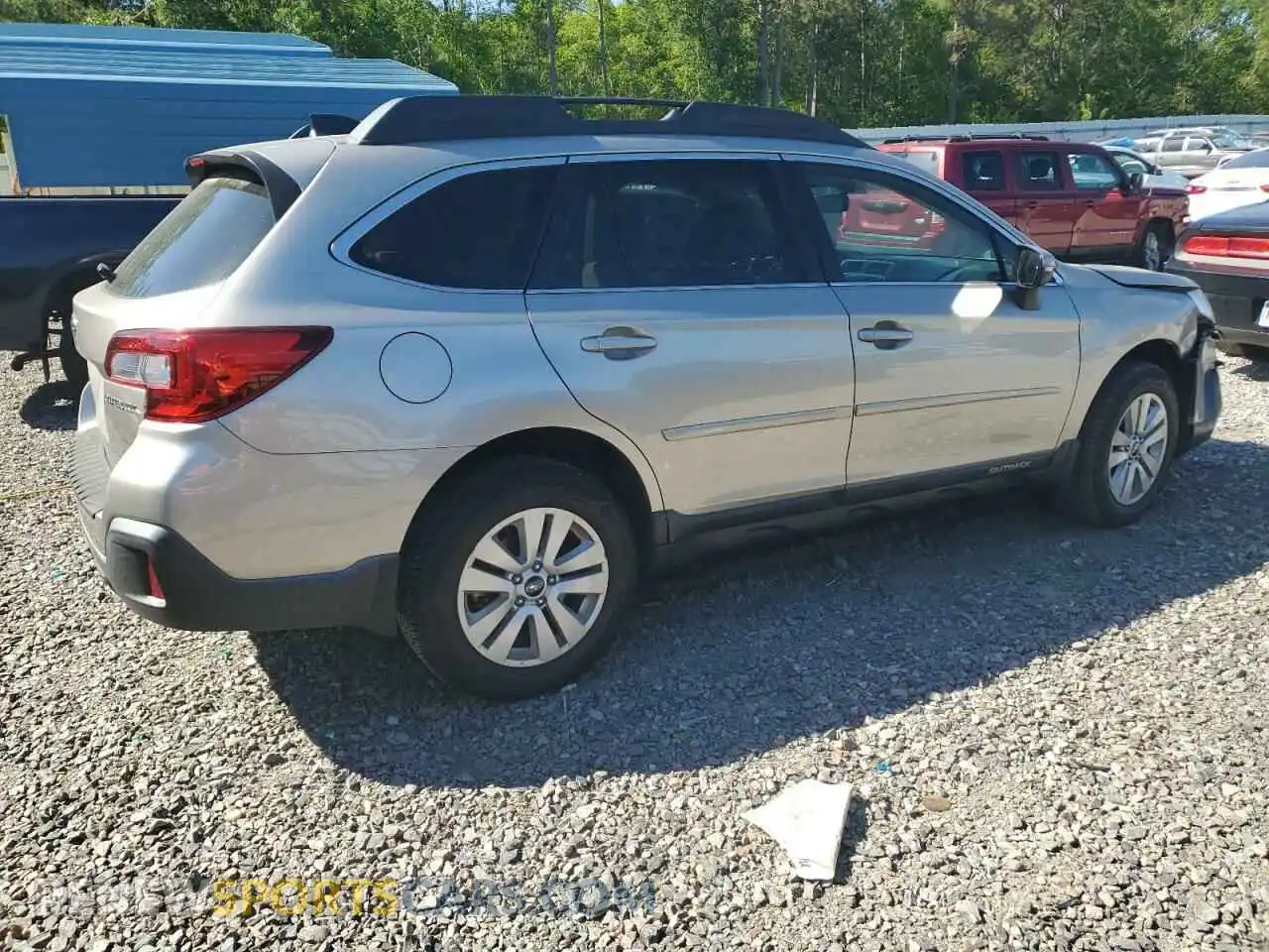 3 Photograph of a damaged car 4S4BSAFC2K3310612 SUBARU OUTBACK 2019
