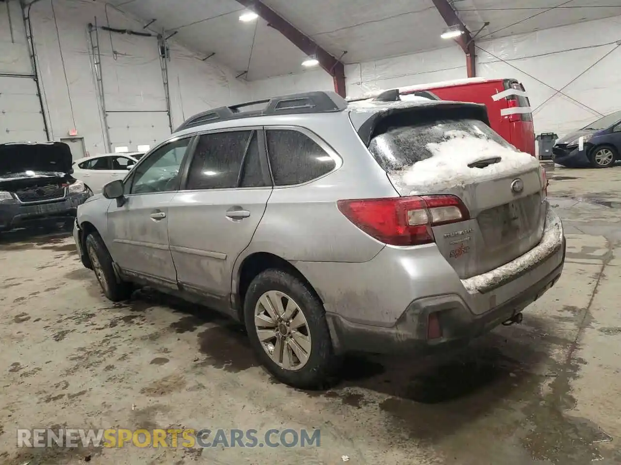 2 Photograph of a damaged car 4S4BSAFC2K3392826 SUBARU OUTBACK 2019