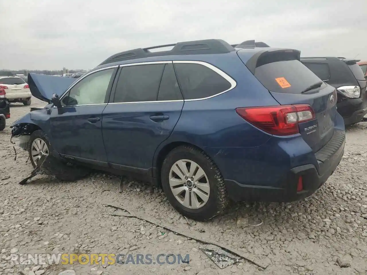 2 Photograph of a damaged car 4S4BSAFC3K3347555 SUBARU OUTBACK 2019