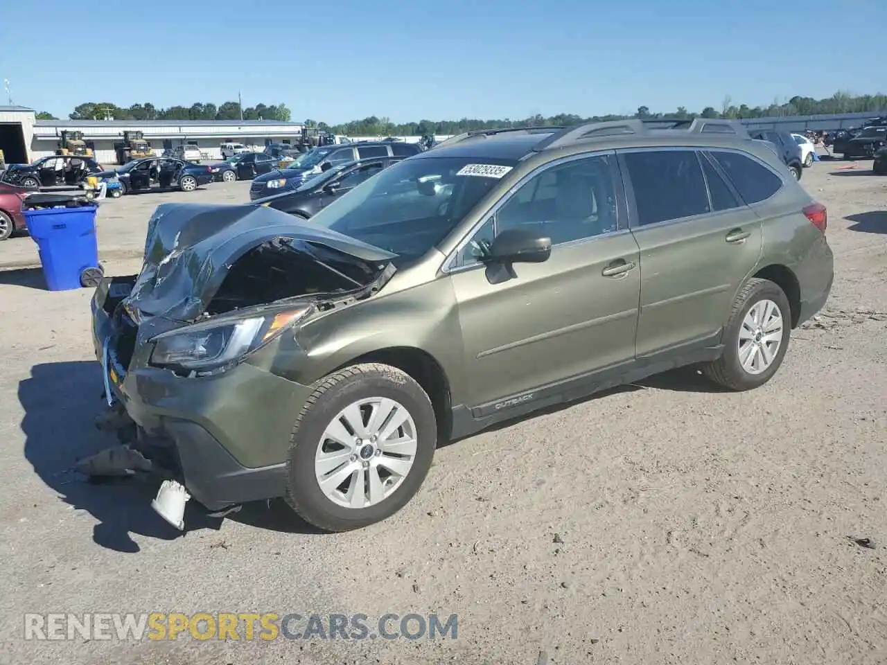 1 Photograph of a damaged car 4S4BSAFC5K3261776 SUBARU OUTBACK 2019