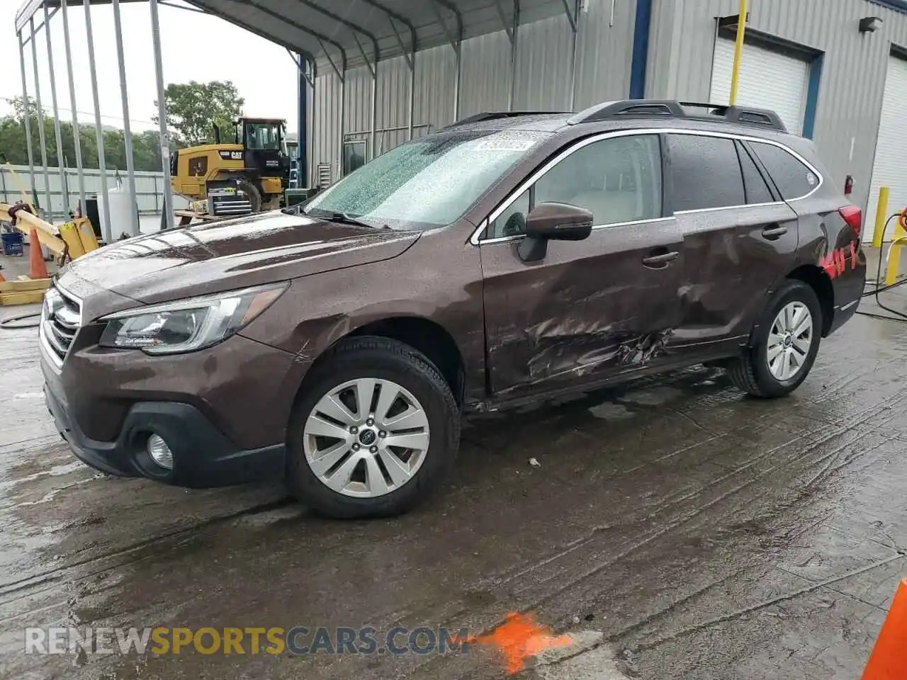 1 Photograph of a damaged car 4S4BSAFC5K3298374 SUBARU OUTBACK 2019