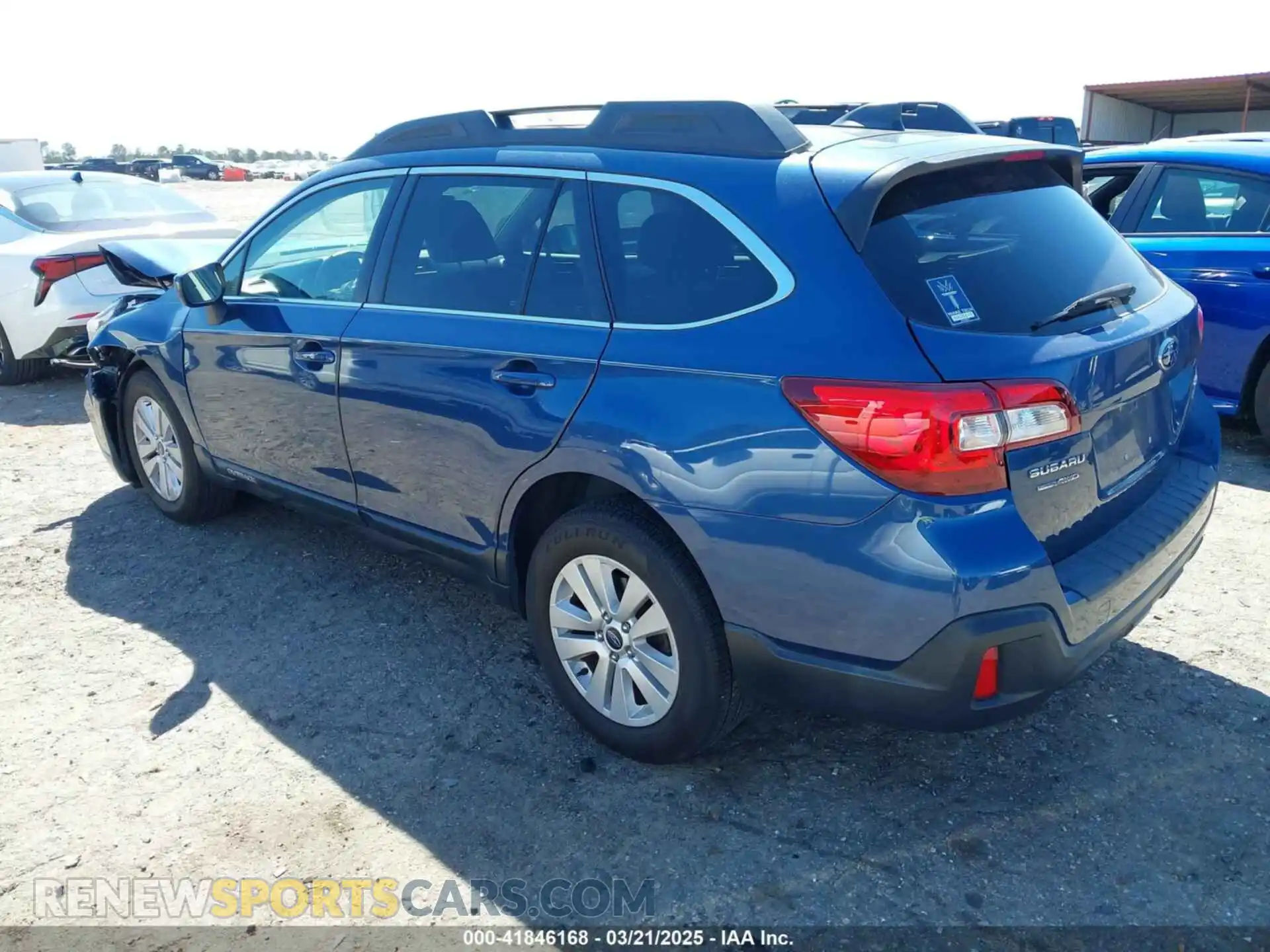 3 Photograph of a damaged car 4S4BSAFC7K3288087 SUBARU OUTBACK 2019