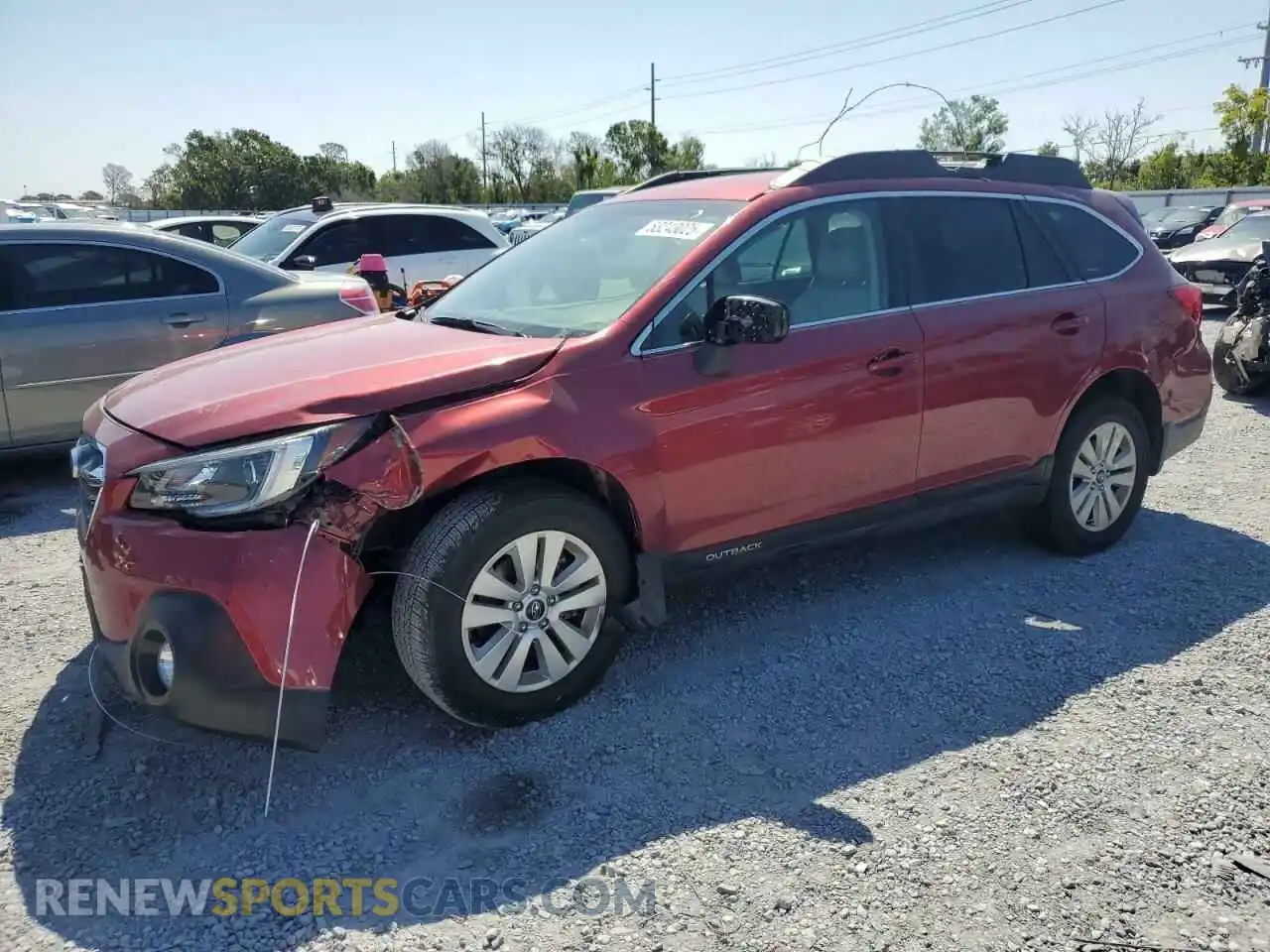 1 Photograph of a damaged car 4S4BSAFC8K3226391 SUBARU OUTBACK 2019