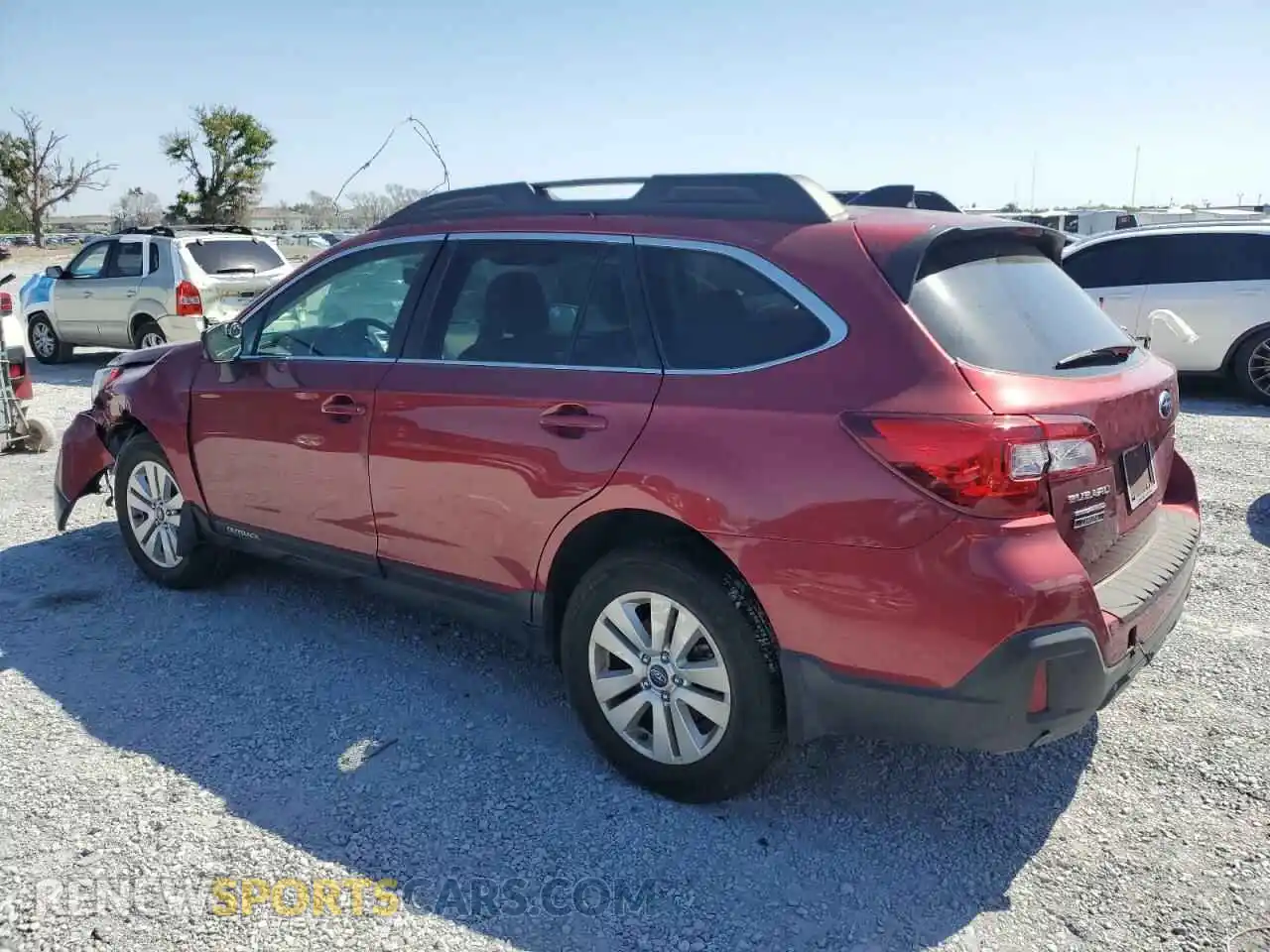 2 Photograph of a damaged car 4S4BSAFC8K3226391 SUBARU OUTBACK 2019
