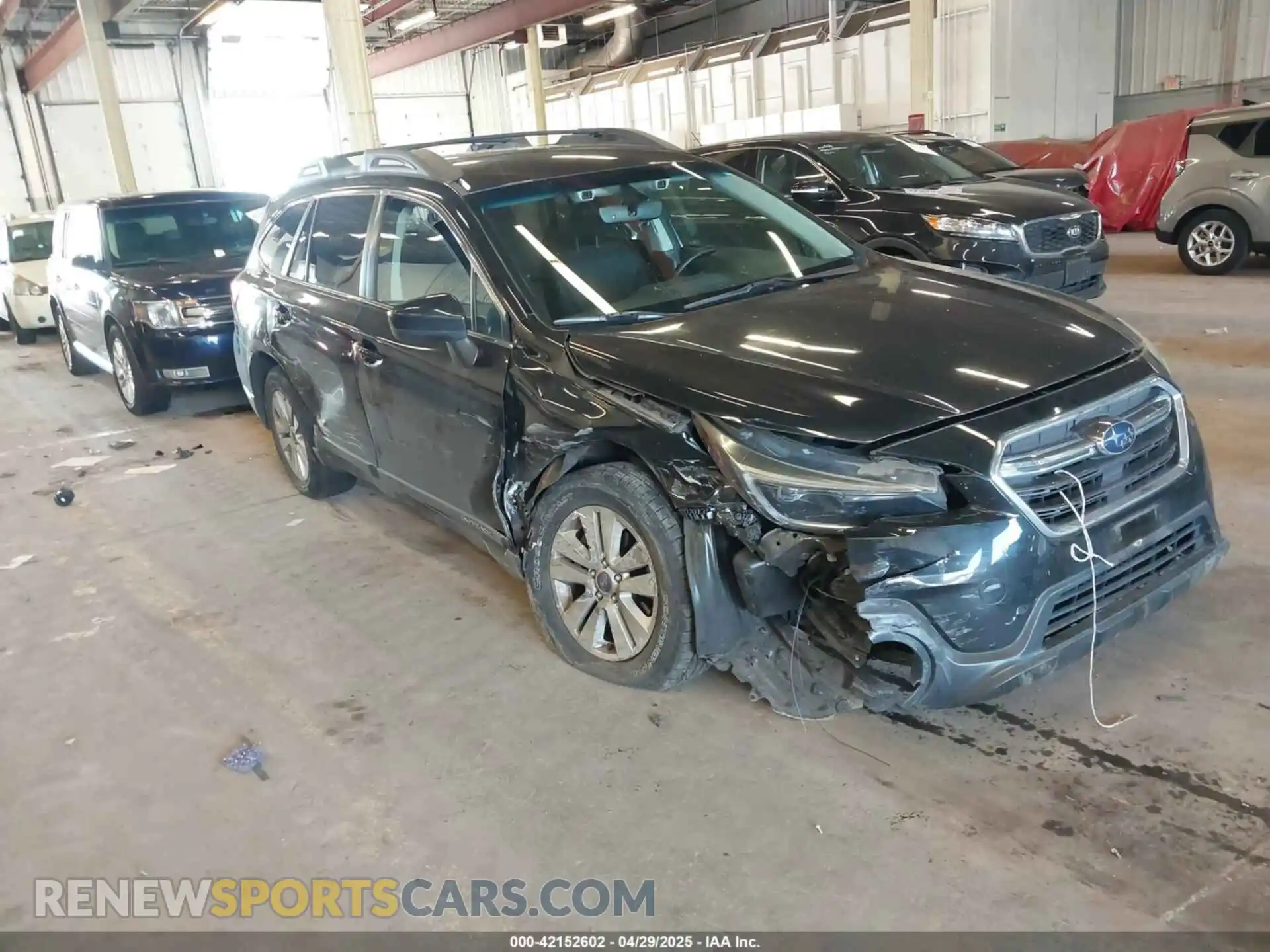 1 Photograph of a damaged car 4S4BSAFC8K3288731 SUBARU OUTBACK 2019