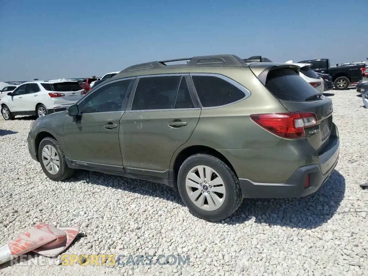 2 Photograph of a damaged car 4S4BSAFC8K3314566 SUBARU OUTBACK 2019