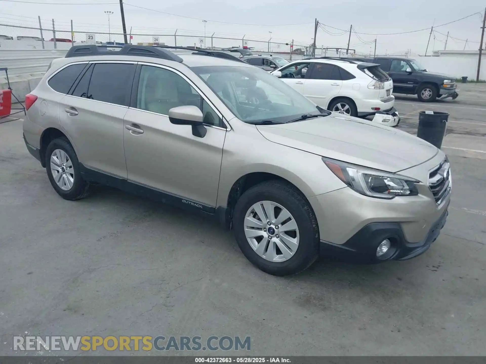 1 Photograph of a damaged car 4S4BSAFC8K3326264 SUBARU OUTBACK 2019