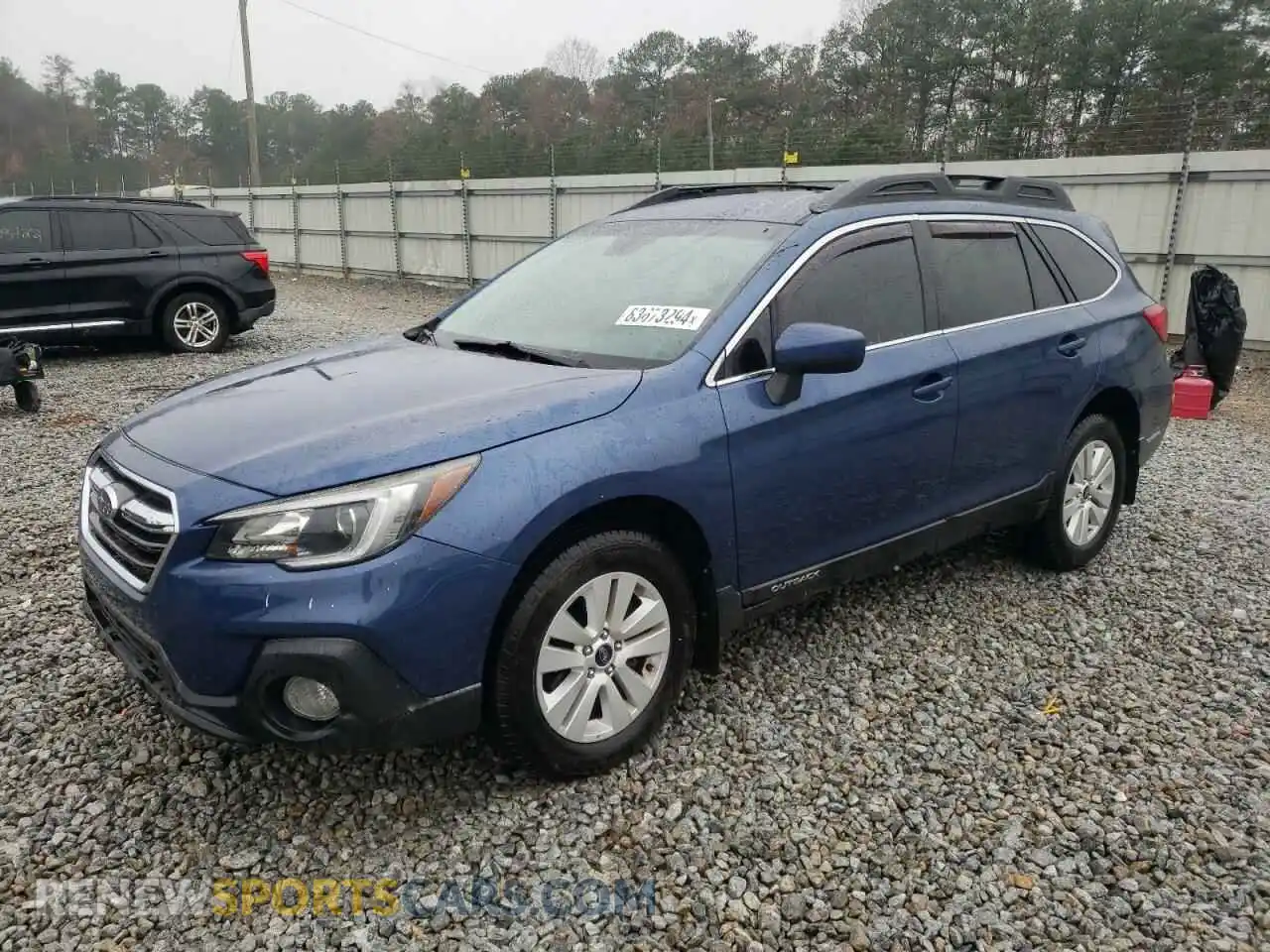 1 Photograph of a damaged car 4S4BSAFC8K3394838 SUBARU OUTBACK 2019