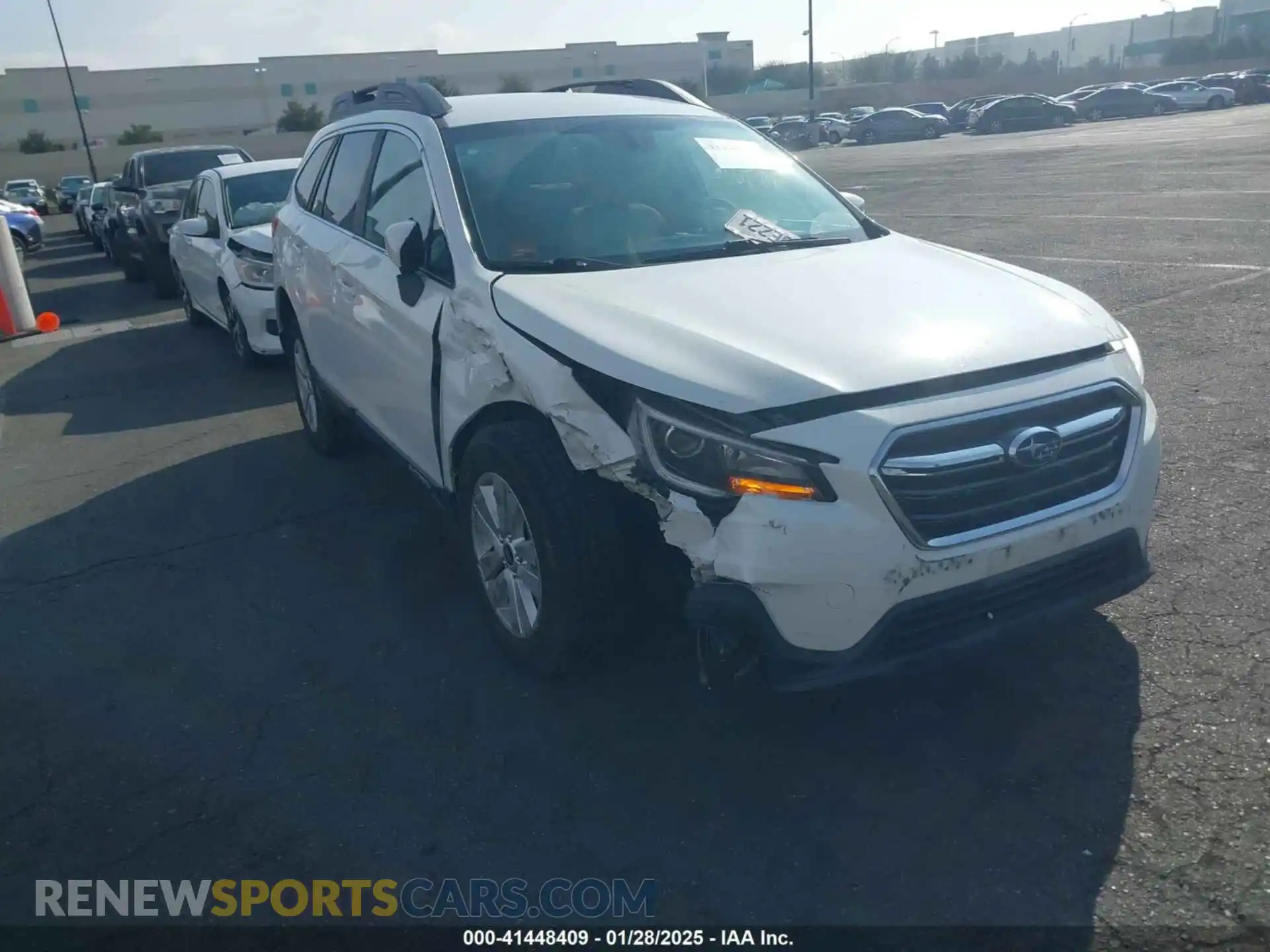 1 Photograph of a damaged car 4S4BSAFC9K3253812 SUBARU OUTBACK 2019