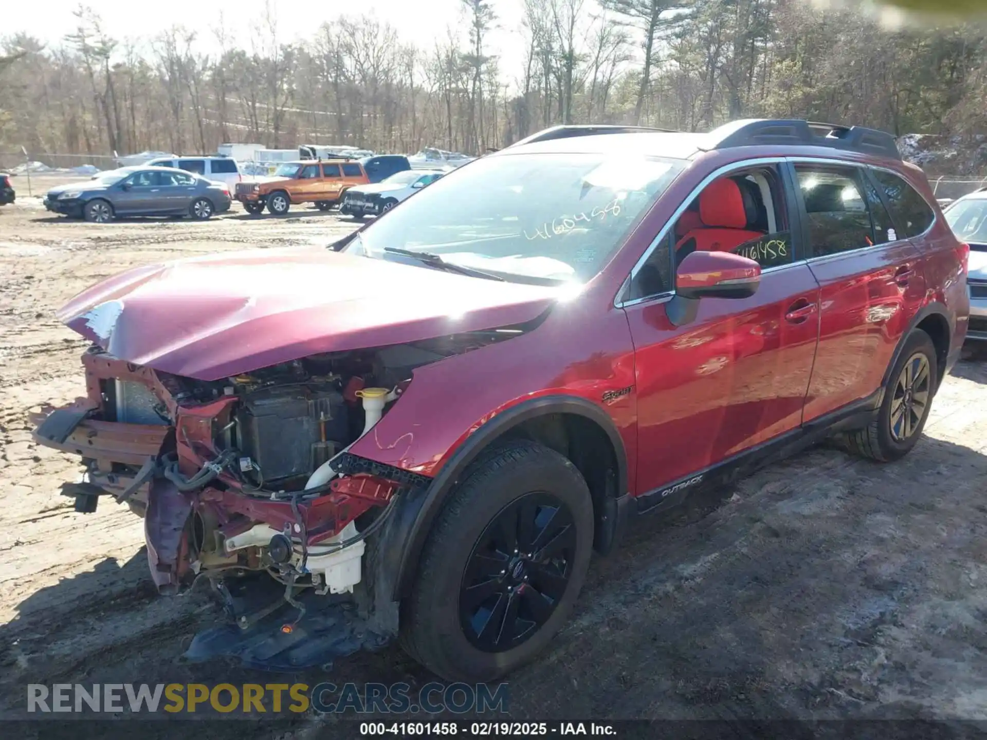 2 Photograph of a damaged car 4S4BSAFC9K3349701 SUBARU OUTBACK 2019