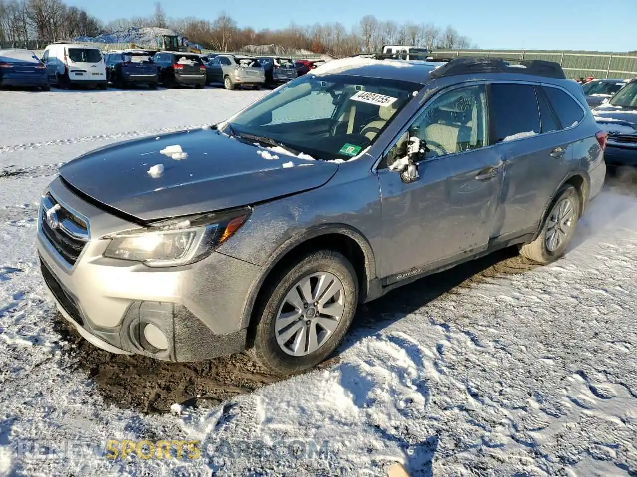1 Photograph of a damaged car 4S4BSAFCXK3271347 SUBARU OUTBACK 2019