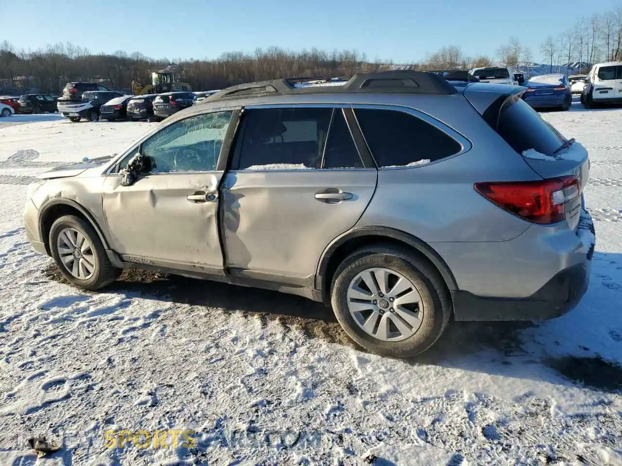 2 Photograph of a damaged car 4S4BSAFCXK3271347 SUBARU OUTBACK 2019