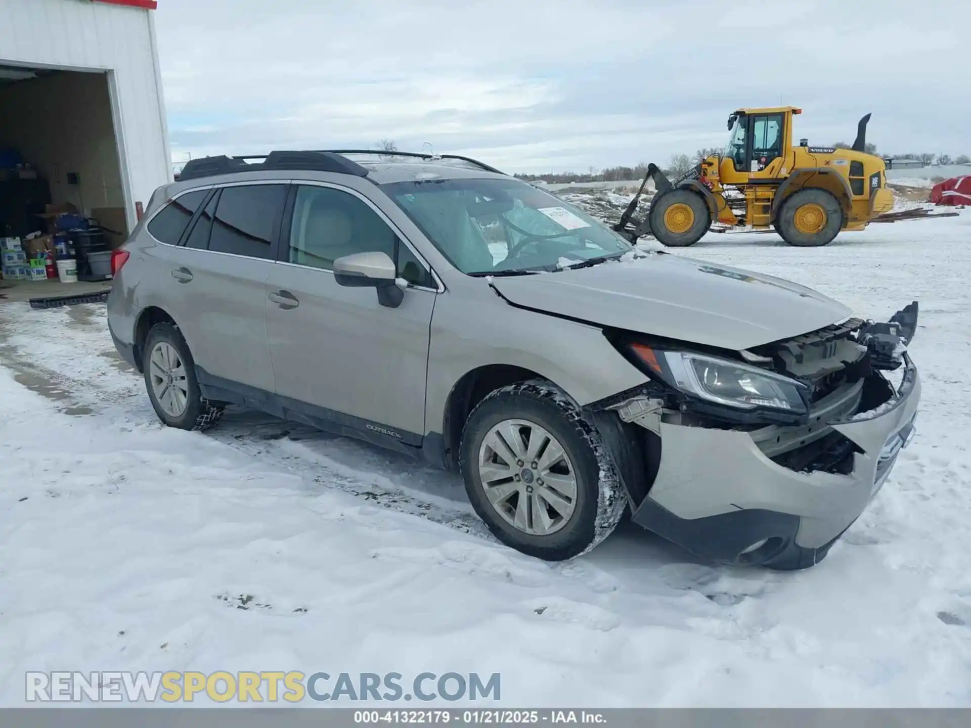1 Photograph of a damaged car 4S4BSAFCXK3310244 SUBARU OUTBACK 2019