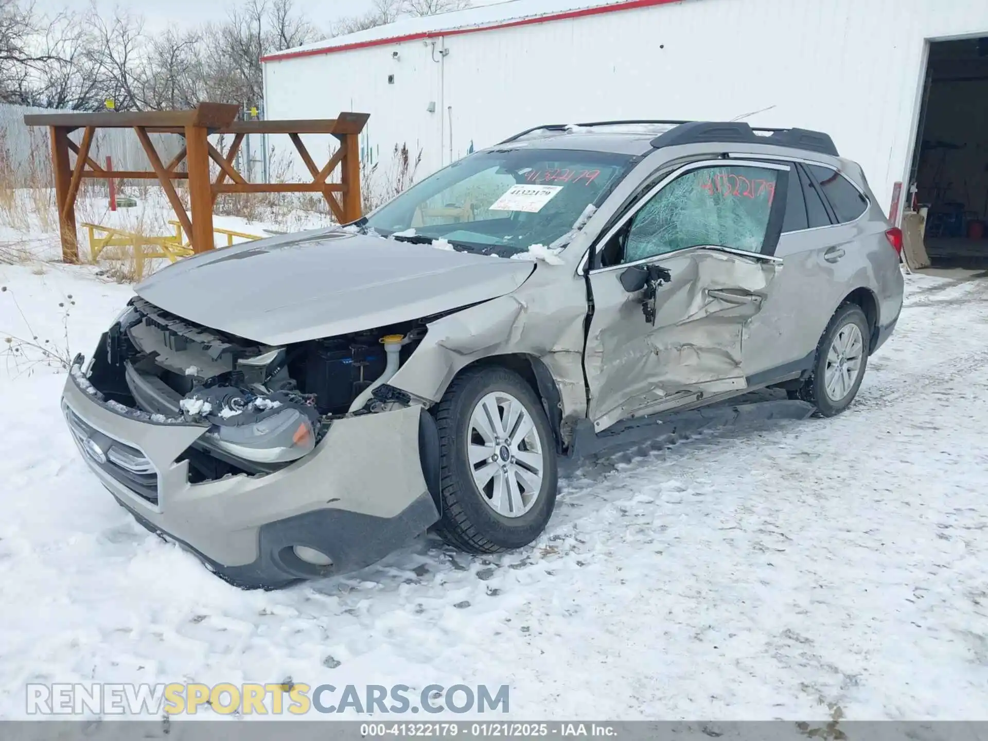 2 Photograph of a damaged car 4S4BSAFCXK3310244 SUBARU OUTBACK 2019