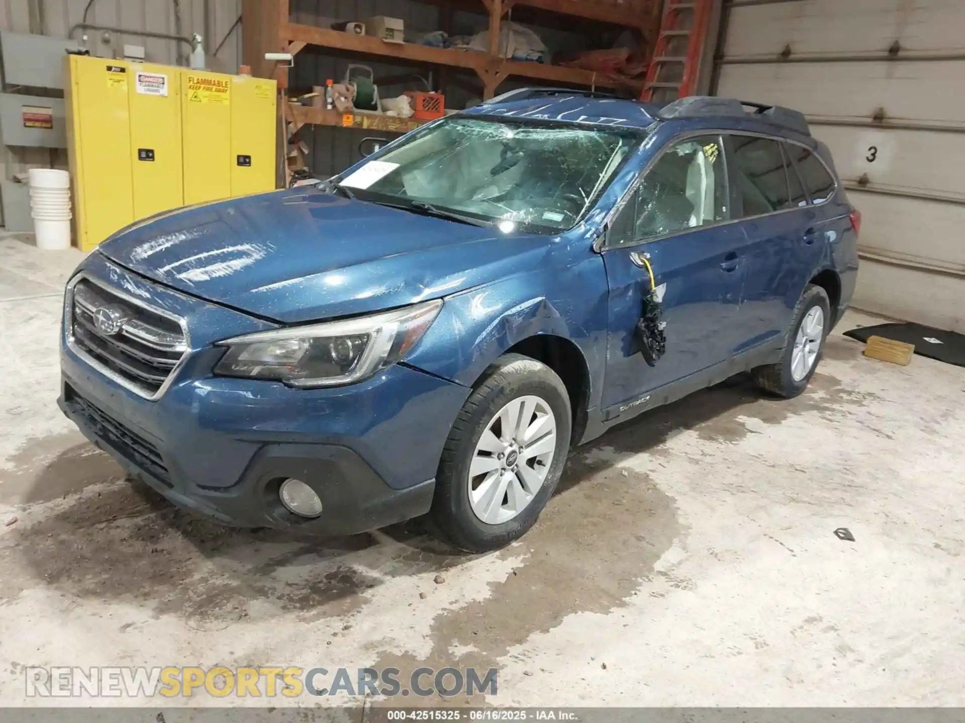 2 fotografías del automóvil dañado 4S4BSAFCXK3313788 SUBARU OUTBACK 2019
