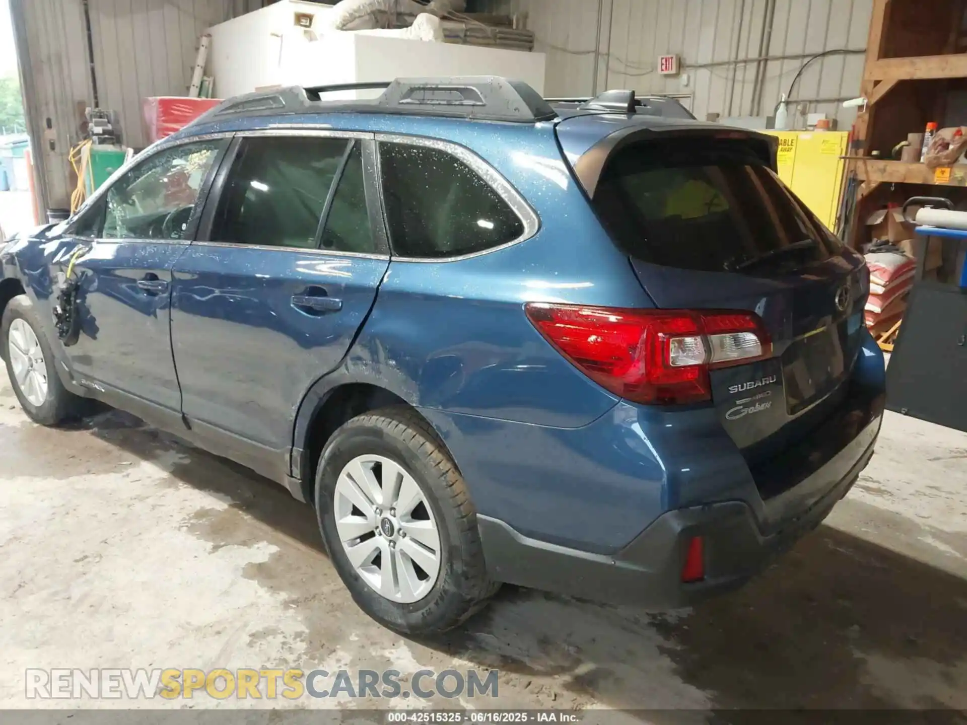 3 fotografías del automóvil dañado 4S4BSAFCXK3313788 SUBARU OUTBACK 2019