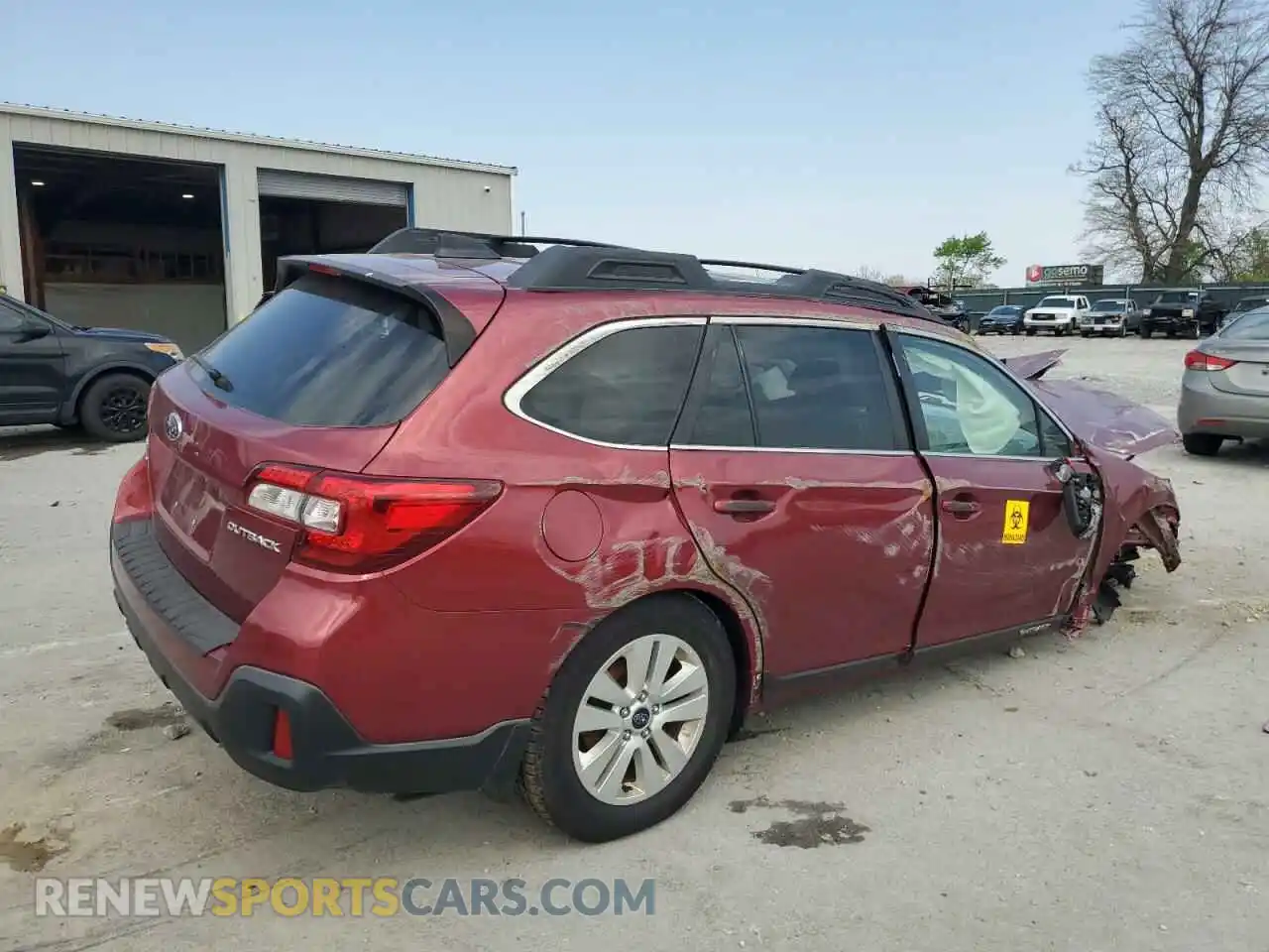 3 Photograph of a damaged car 4S4BSAHC0K3260029 SUBARU OUTBACK 2019
