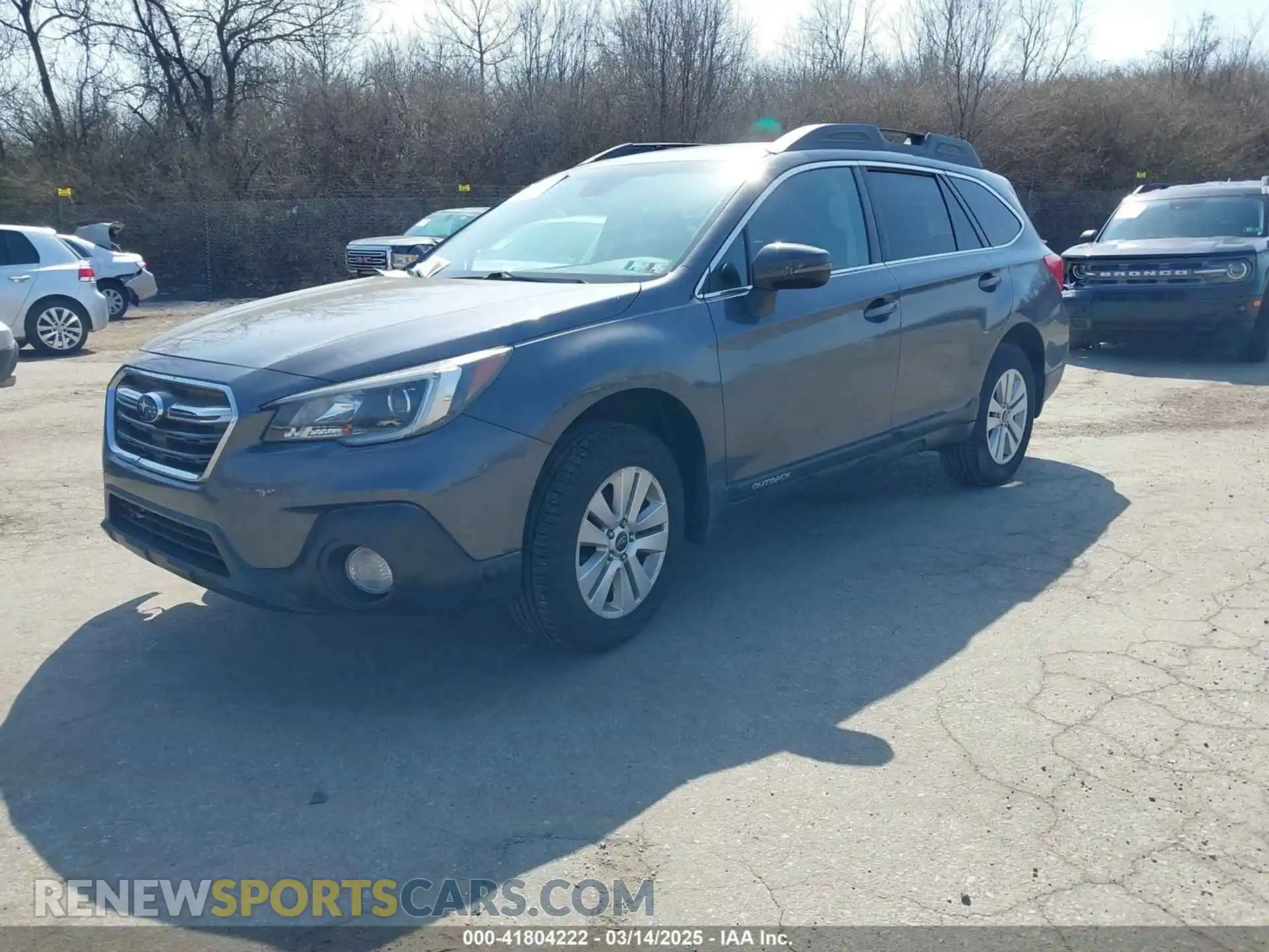 2 Photograph of a damaged car 4S4BSAHC1K3270391 SUBARU OUTBACK 2019
