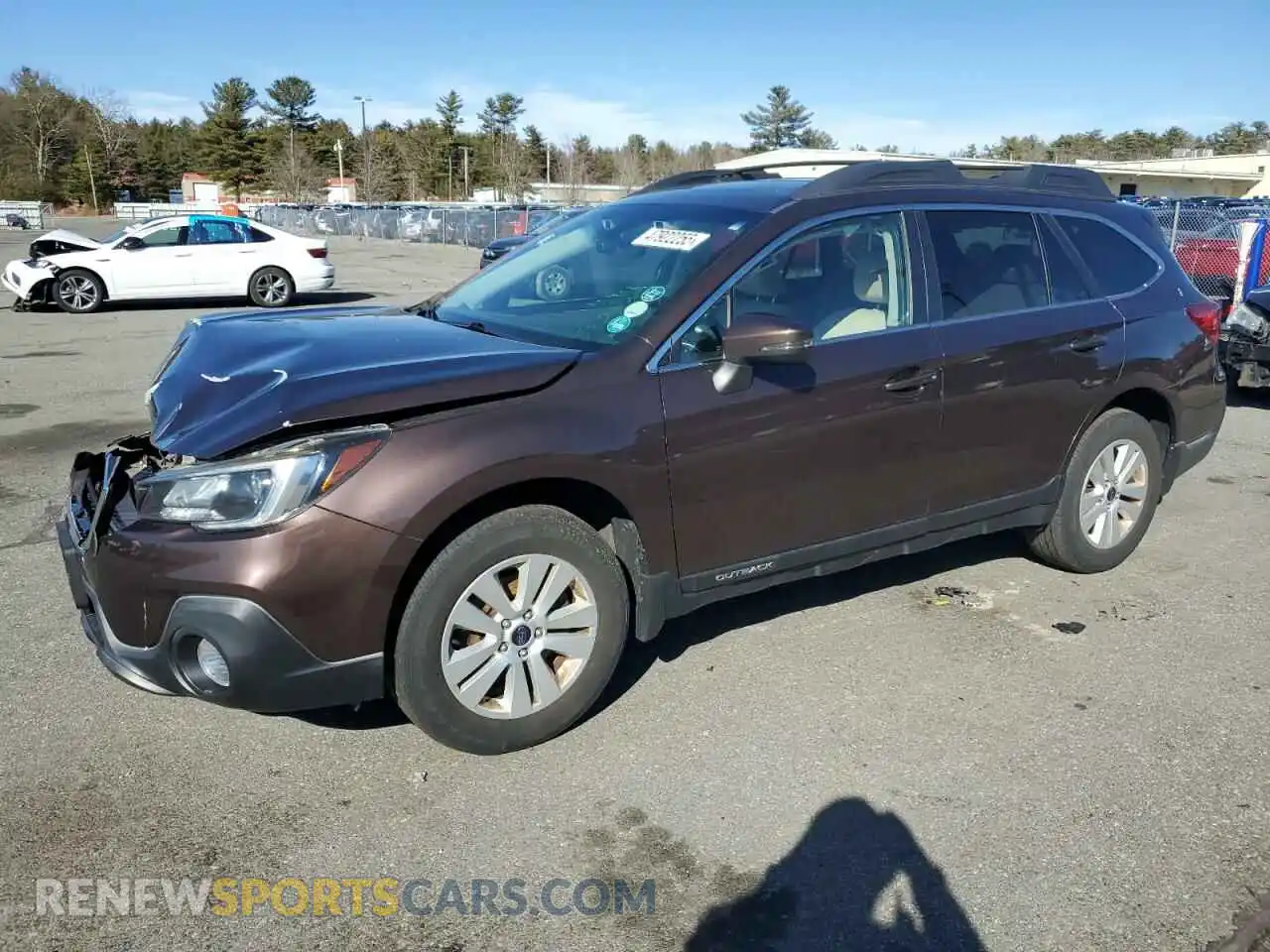 1 Photograph of a damaged car 4S4BSAHC1K3369146 SUBARU OUTBACK 2019