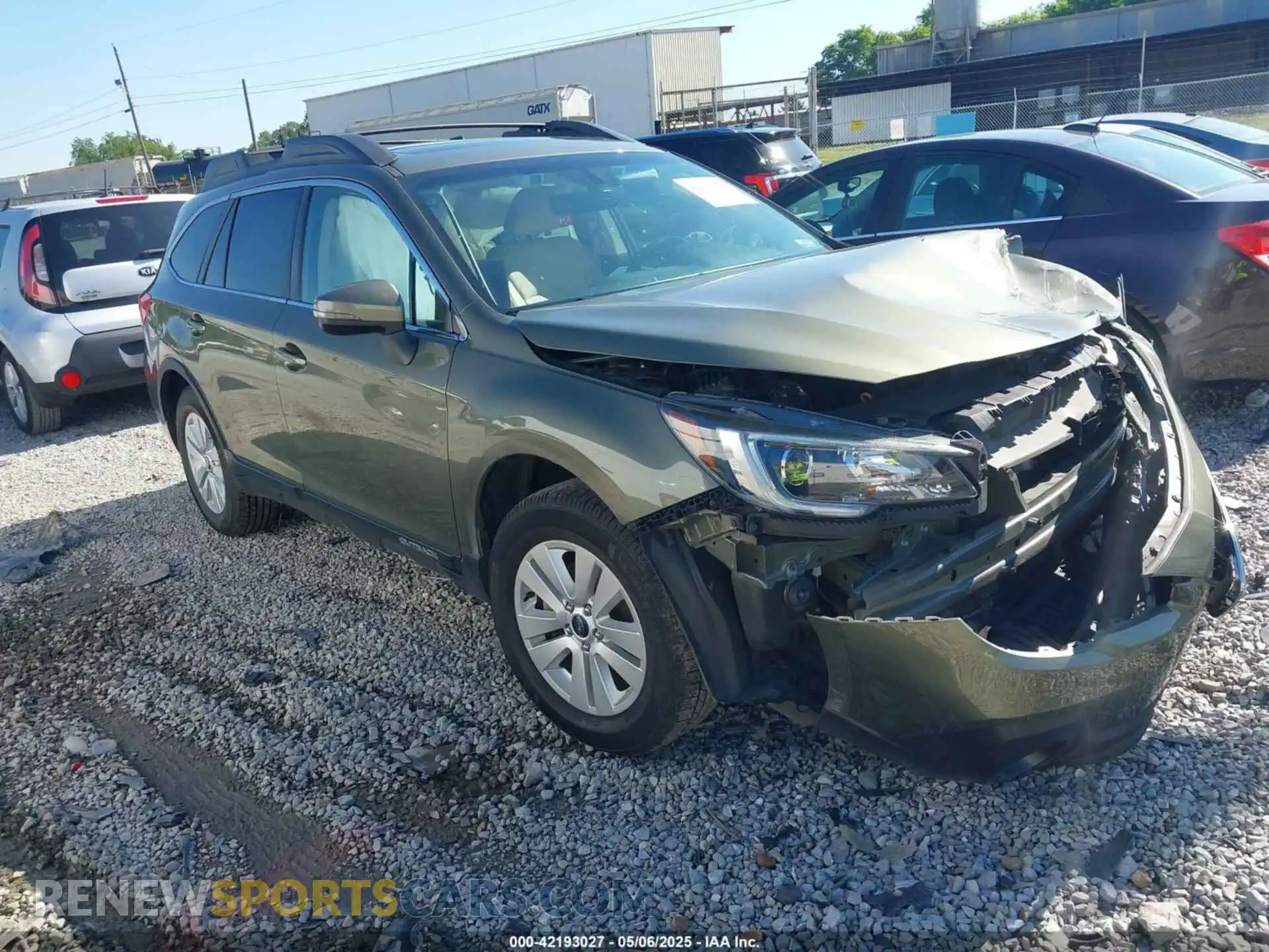 1 Photograph of a damaged car 4S4BSAHC4K3288397 SUBARU OUTBACK 2019