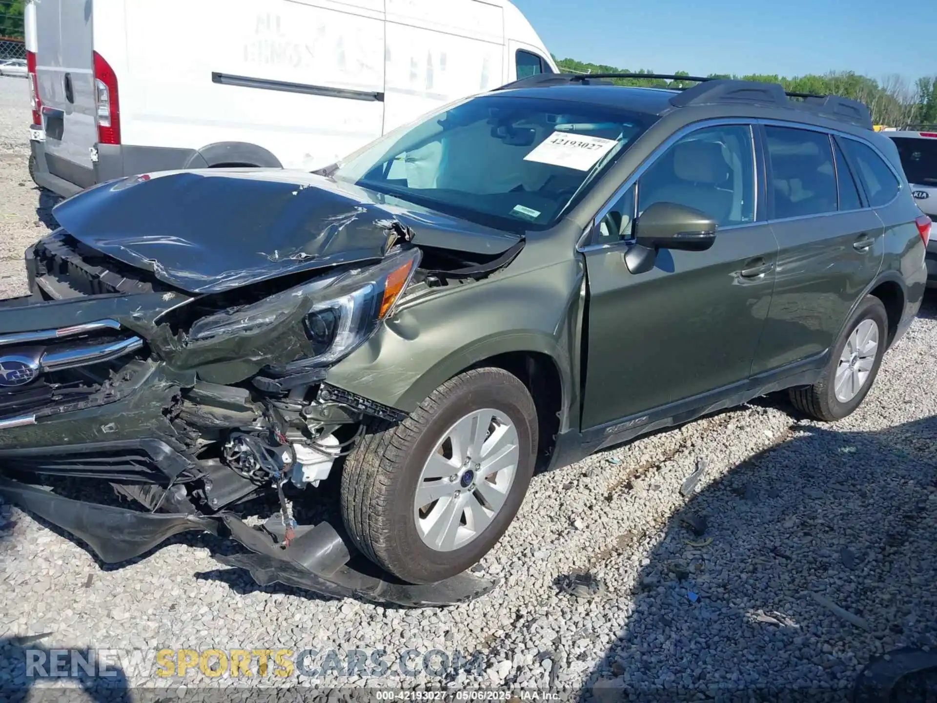 2 Photograph of a damaged car 4S4BSAHC4K3288397 SUBARU OUTBACK 2019