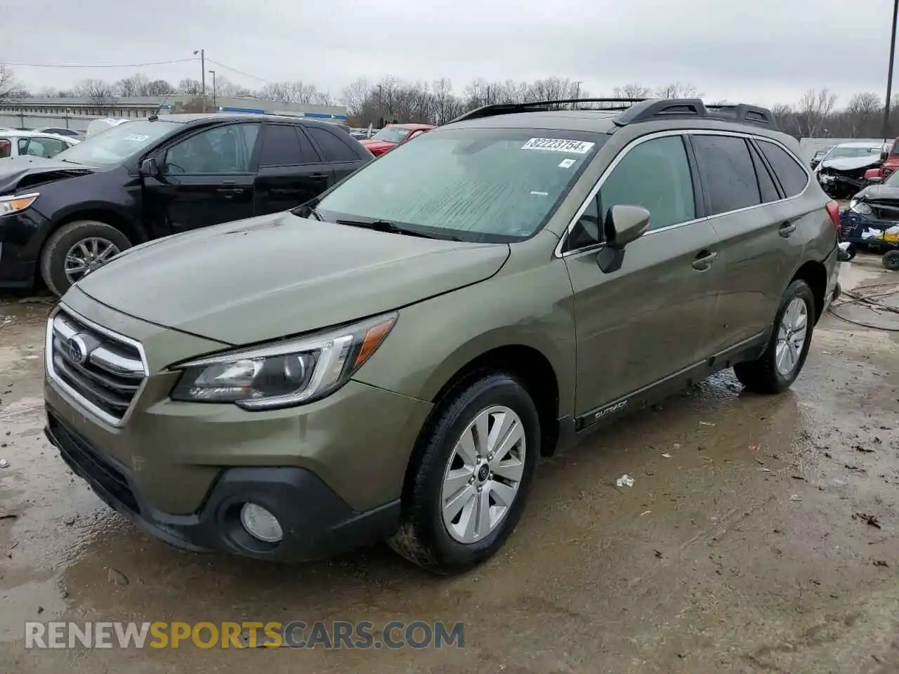 1 Photograph of a damaged car 4S4BSAHC4K3330440 SUBARU OUTBACK 2019