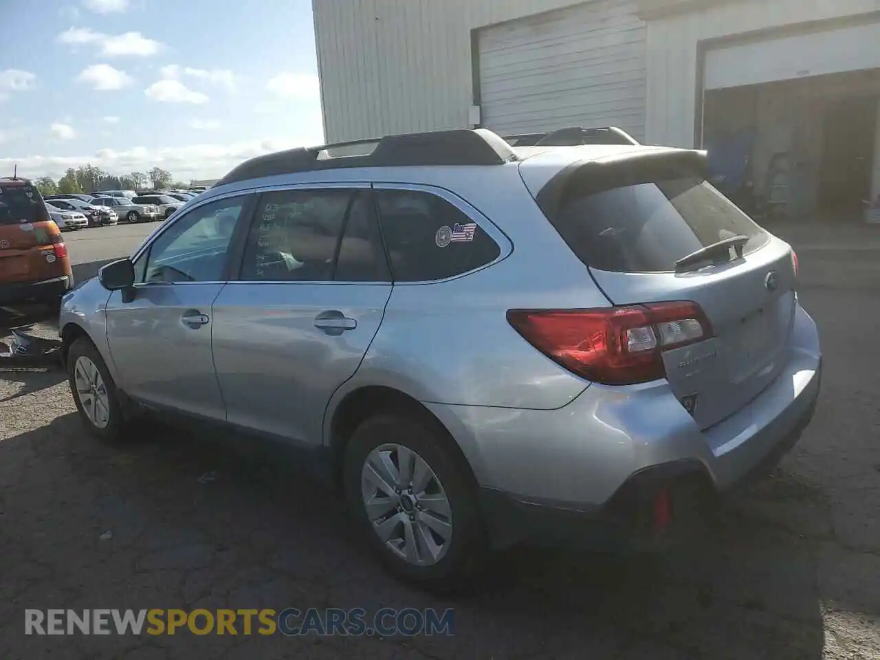 2 Photograph of a damaged car 4S4BSAHC4K3334584 SUBARU OUTBACK 2019