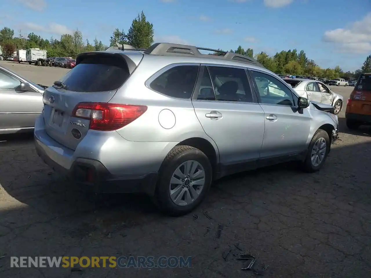 3 Photograph of a damaged car 4S4BSAHC4K3334584 SUBARU OUTBACK 2019