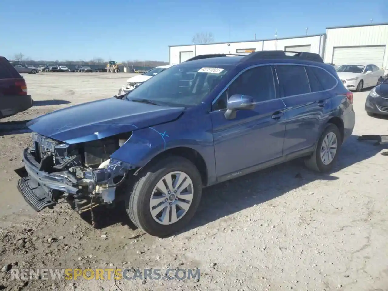 1 Photograph of a damaged car 4S4BSAHC5K3232467 SUBARU OUTBACK 2019